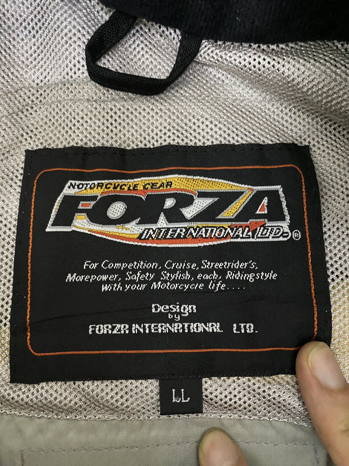 Japanese Brand Forza International Patch Leather Motorcycle Hear Jacket Size US L / EU 52-54 / 3 - 12 Thumbnail