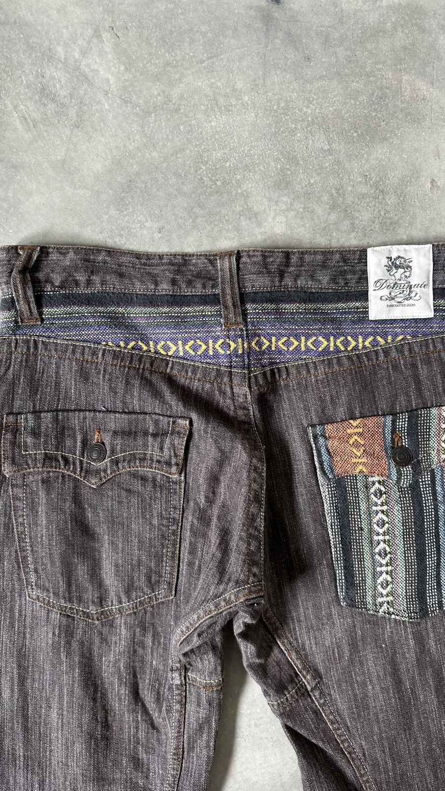 Japanese Brand VINTAGE DOMINATE HANDCRAFTED JEANS Size US 34 / EU 50 - 15 Thumbnail