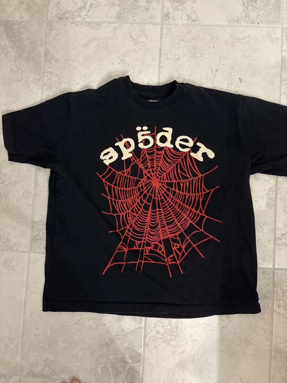 Sp5der Sp5der Legacy Logo Heavyweight Tee | Grailed
