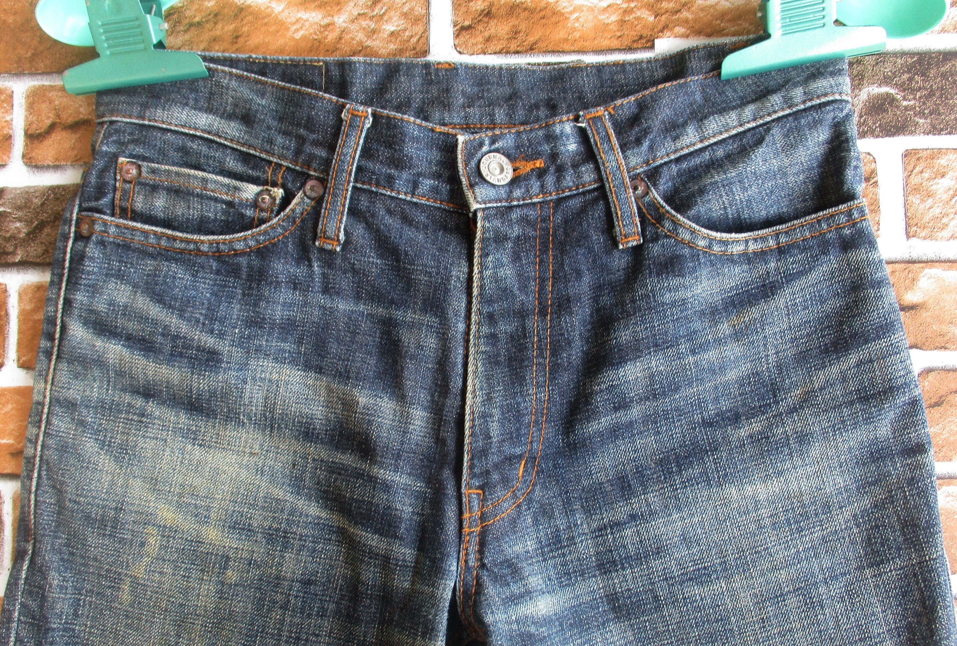 J.S. Homestead × Journal Standard Lot 2900 Dark Wash Low Rise Straight Leg 28x31 Size US 29 - 3 Thumbnail
