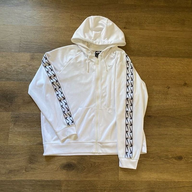 Nike Nike Zip-up Hoodie w/ Swoosh Ribbon Size US XL / EU 56 / 4 - 3 Thumbnail