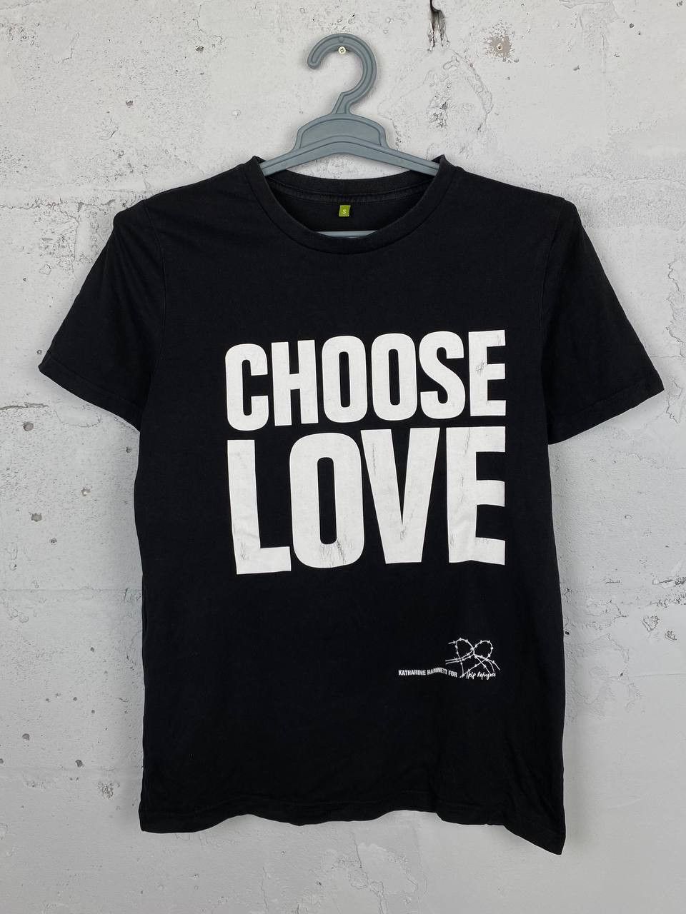 Japanese Brand × Katharine Hamnett London × Vintage Vintage Katharine Hamnett London Choose Love Shirt Size US S / EU 44-46 / 1 - 1 Thumbnail