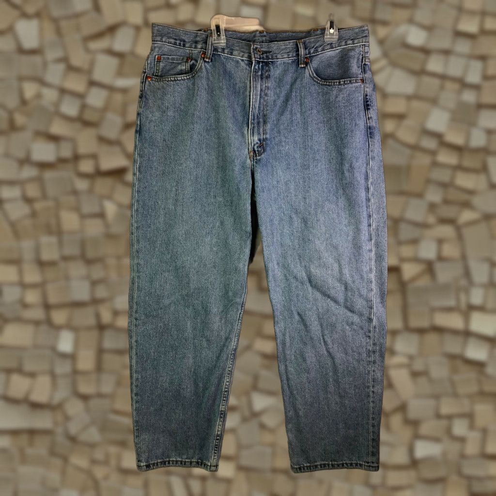 Levi's Levi's 550 High Rise Straight Leg Regular Jeans Mens Size 42x30 Blue Denim Size US 42 / EU 58 - 1 Thumbnail