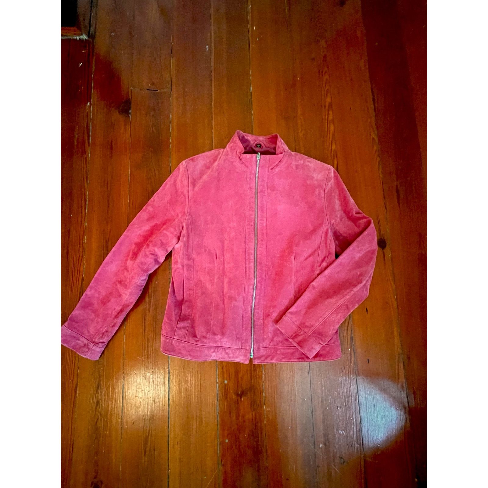 Reed Reed Leather Co. Pink Suede Jacket Women L Vintage Size L / US 10 / IT 46 - 6 Thumbnail
