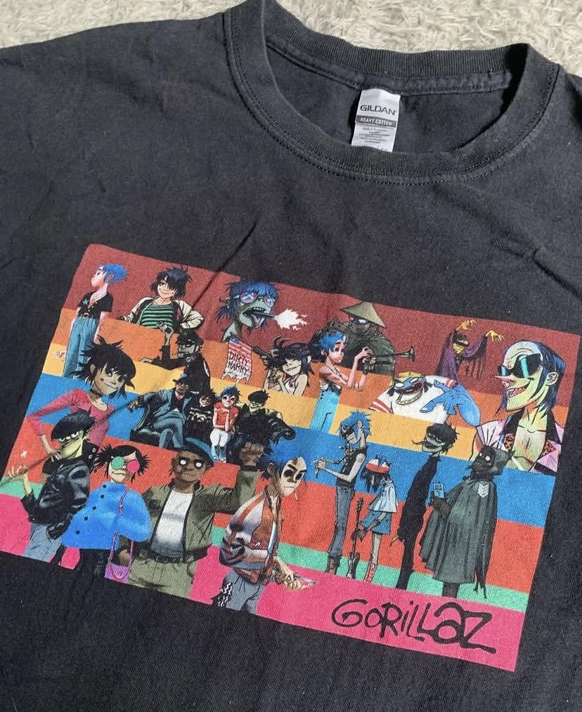 Band Tees Very Rare Gorillaz Full Character Dirty Harry Tee Size US XL / EU 56 / 4 - 3 Thumbnail