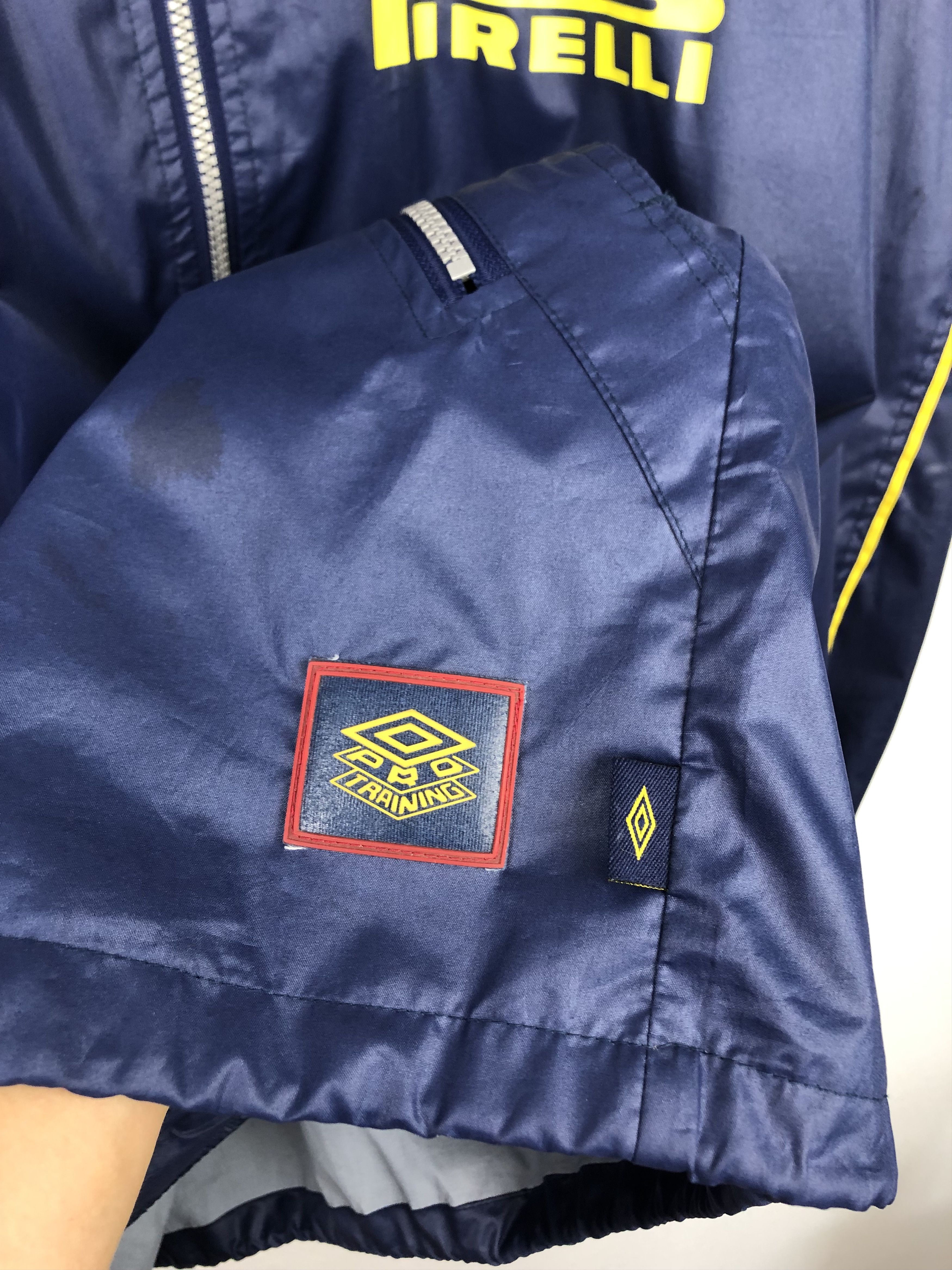 Umbro Vintage 90's Inter Milan Football Jacket Soccer Windbreaker Size US L / EU 52-54 / 3 - 3 Thumbnail