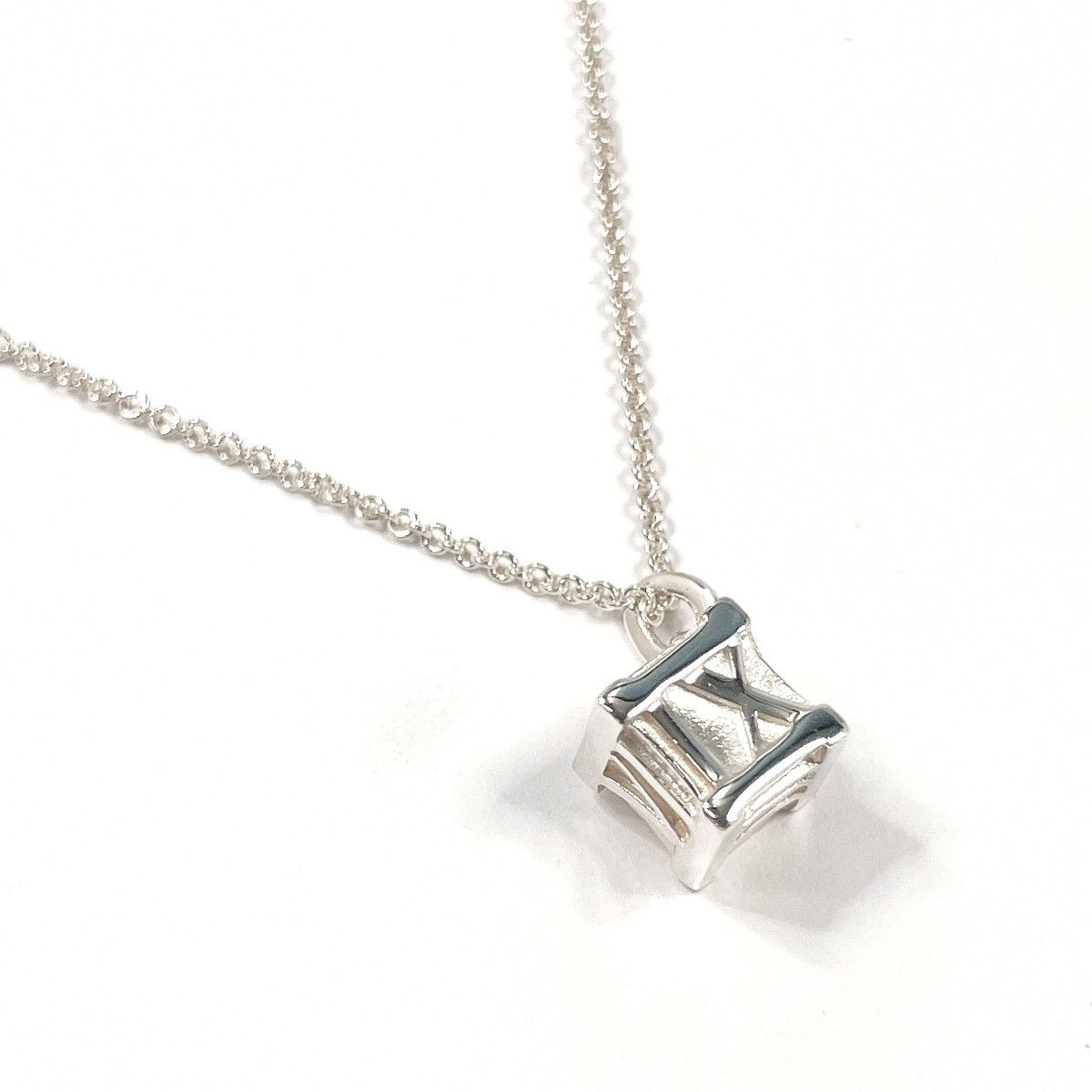 Tiffany & Co. Tiffany & Co. Tiffany & Co. Atlas Cube Silver Necklace Precious Metal Necklace DUTY FREE for USA Size ONE SIZE - 1 Thumbnail