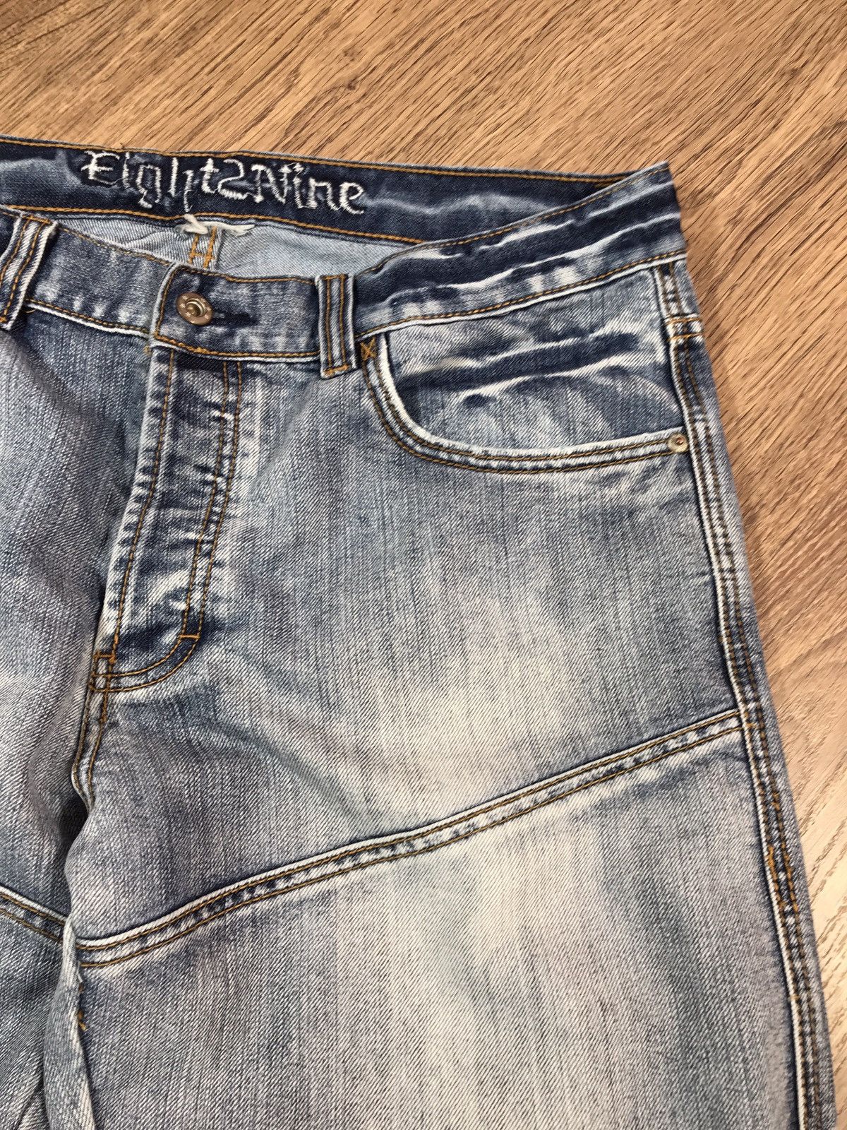 Japanese Brand × Vintage Vintage Denim Pants Double Knee Jeans Size US 36 / EU 52 - 8 Thumbnail