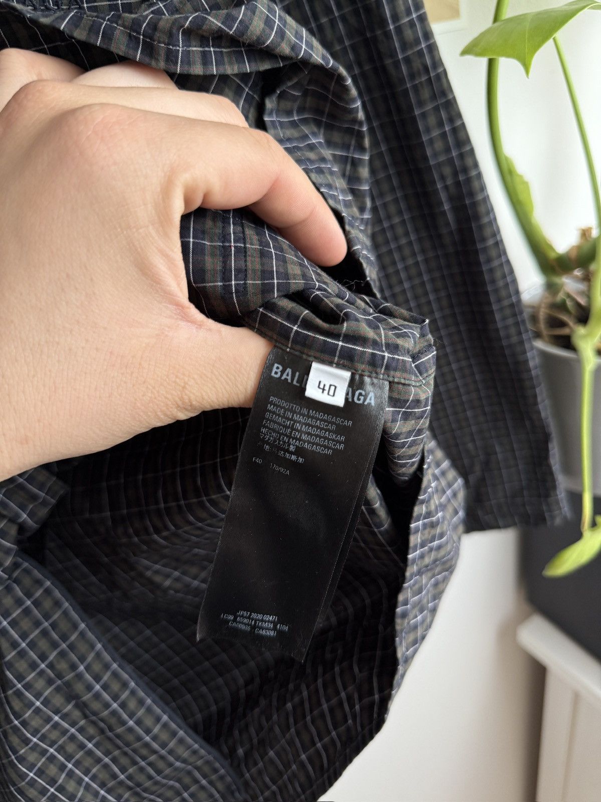 Balenciaga × Designer Balenciaga resort baggy tartan shirt XL archive opium luxury Size US XL / EU 56 / 4 - 6 Thumbnail
