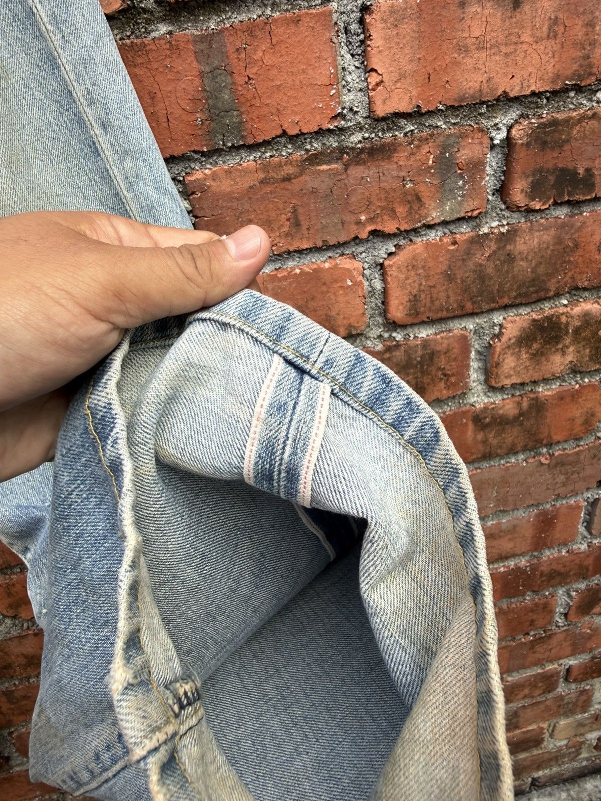 Levi's Vintage Clothing W30x30.5 Vintage levi’s 503B redline big E faded Size US 30 / EU 46 - 6 Thumbnail