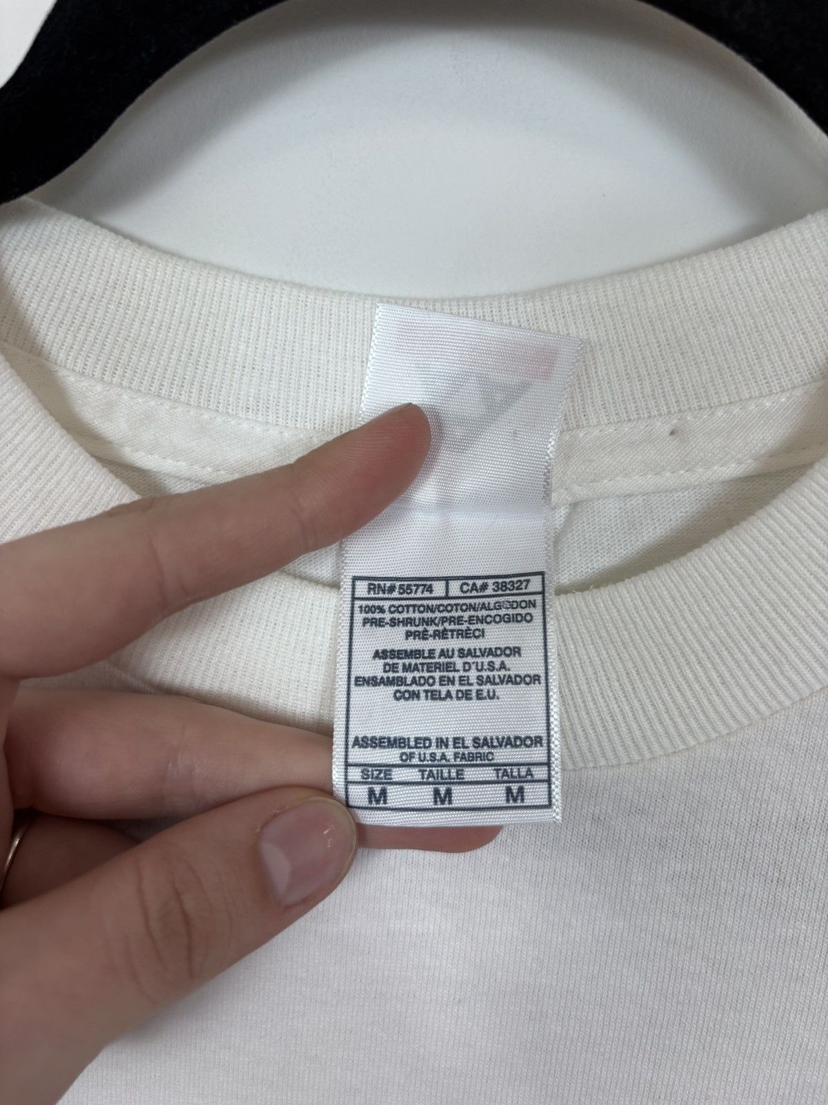 Vintage Vintage The Fulton School Eagles USA White Single Stitch Tee Size US M / EU 48-50 / 2 - 10 Thumbnail