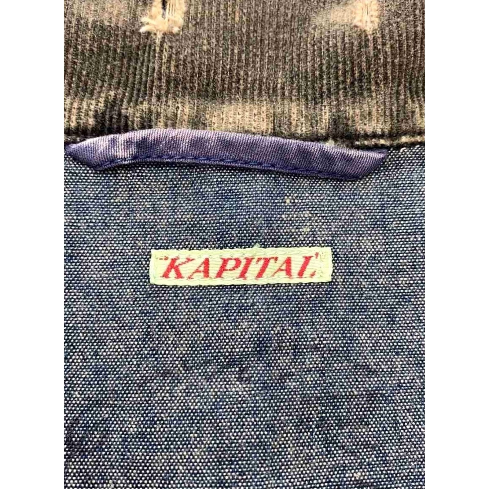 Kapital KAPITAL Jacket Cotton Caverall Corduroy Collar Buttoned Size 3 Indigo Mens Used Size US S / EU 44-46 / 1 - 3 Thumbnail