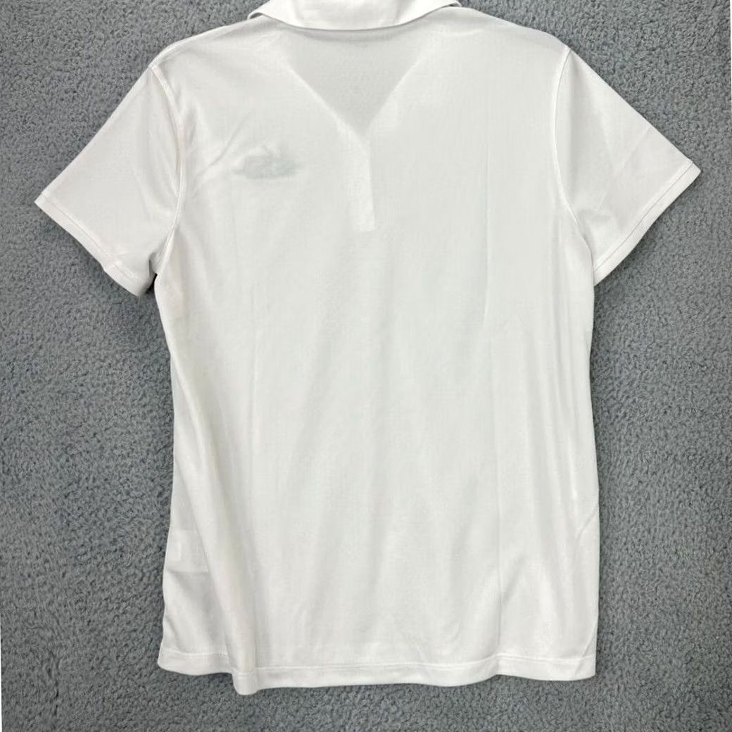 Nike Nike Shirt Womens Large White Dri-Fit Polo Golf Academy Rugby NEW Size L / US 10 / IT 46 - 2 Thumbnail