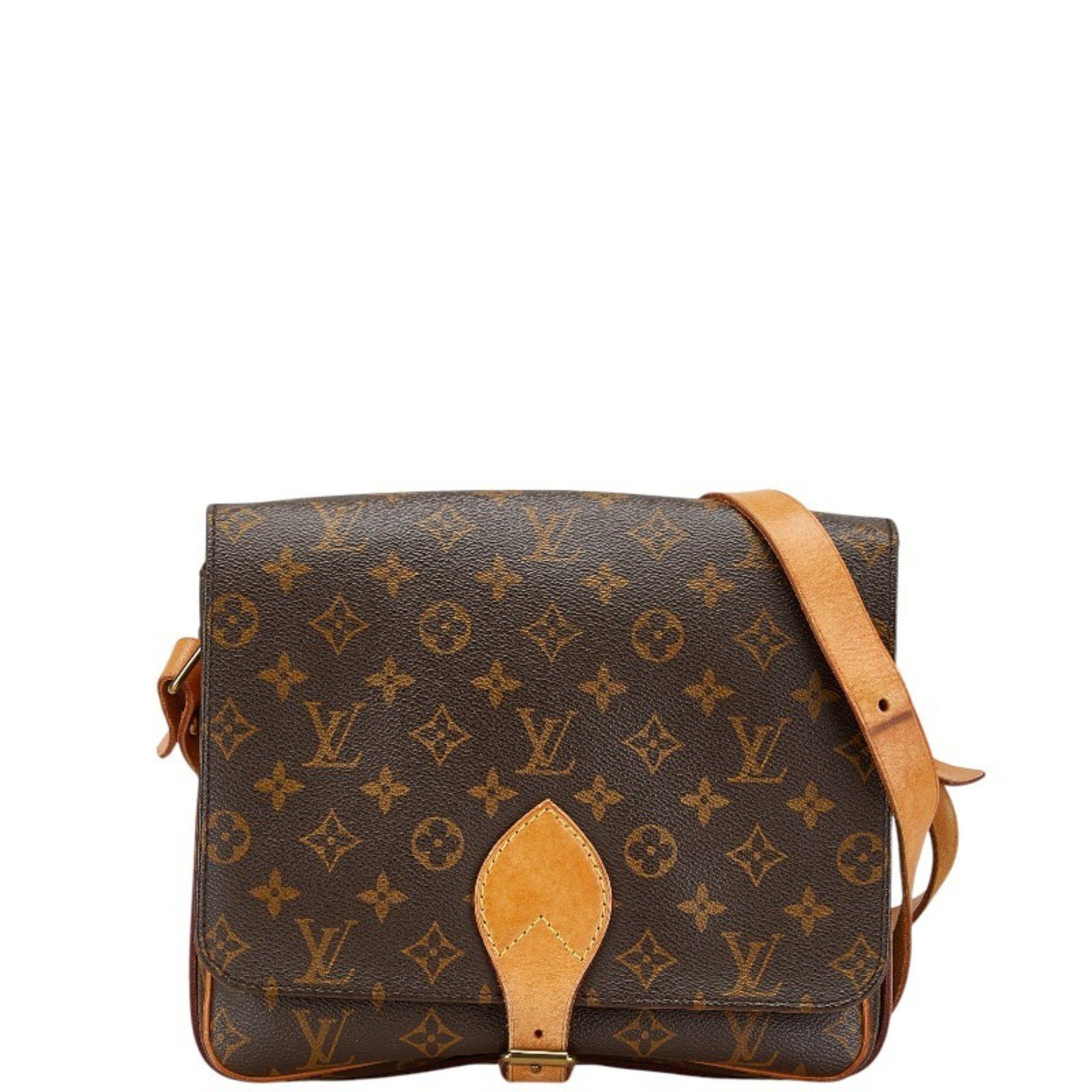 Louis Vuitton Monogram Cartesier Gm Shoulder Bag M51252 Brown Pvc Leather Women's Louis Vuitton