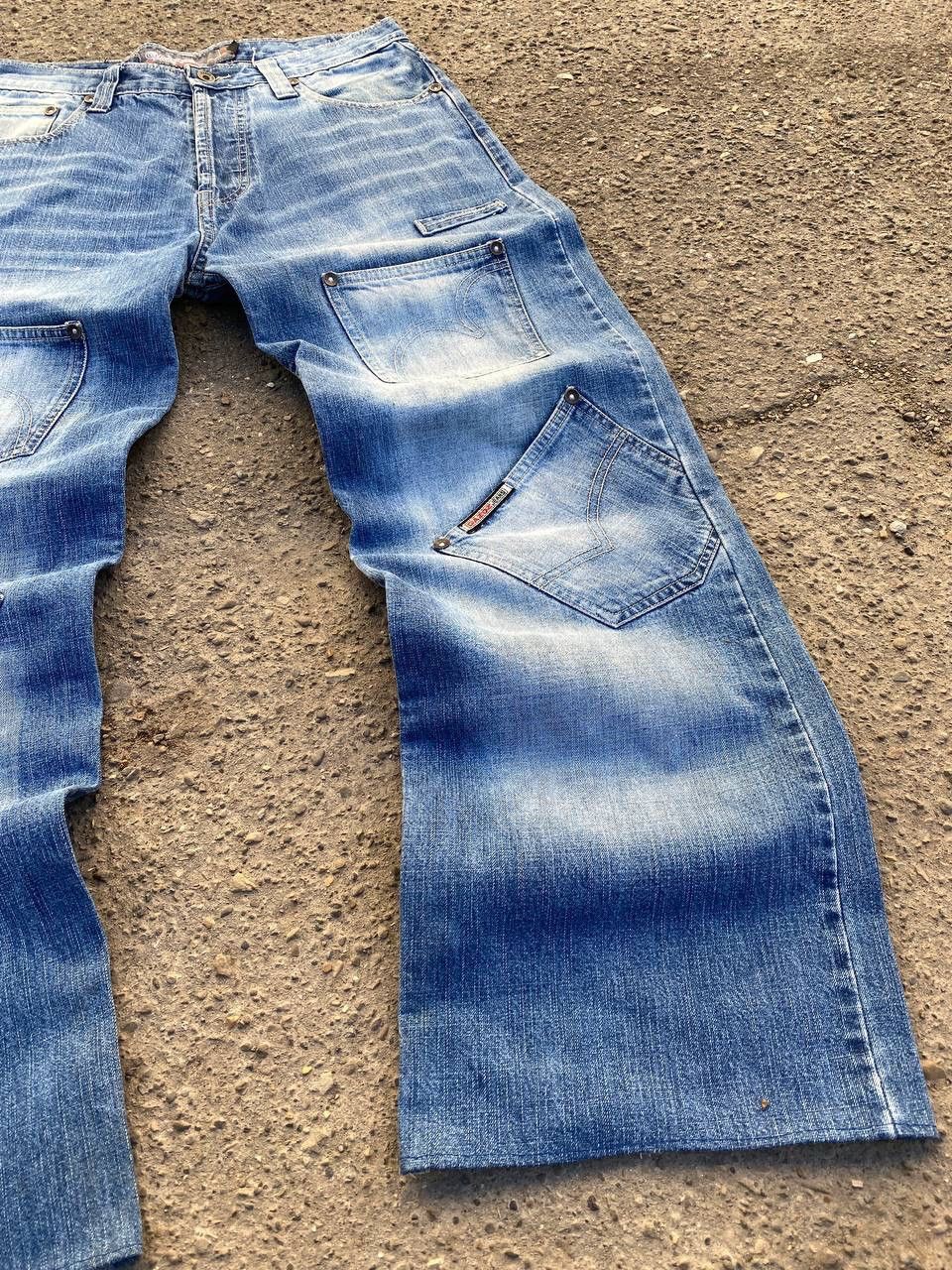 Japanese Brand × Vintage Gazoz Baggy pants Tornado Mart style y2k jeans Size US 32 / EU 48 - 3 Thumbnail