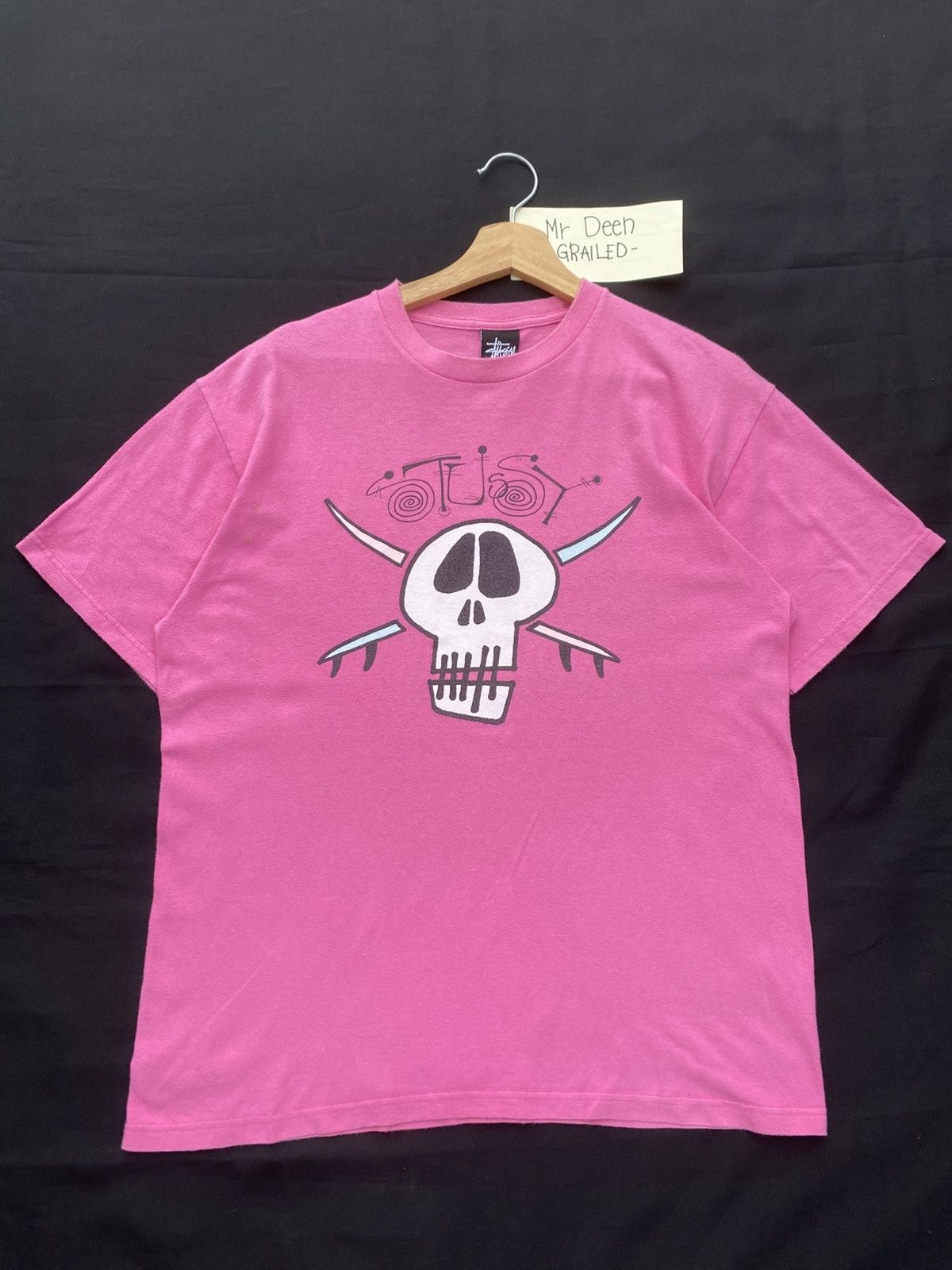 Stussy Rare Vintage 00s Stussy Skull Logo Tshirt Size US M / EU 48-50 / 2 - 2 Thumbnail