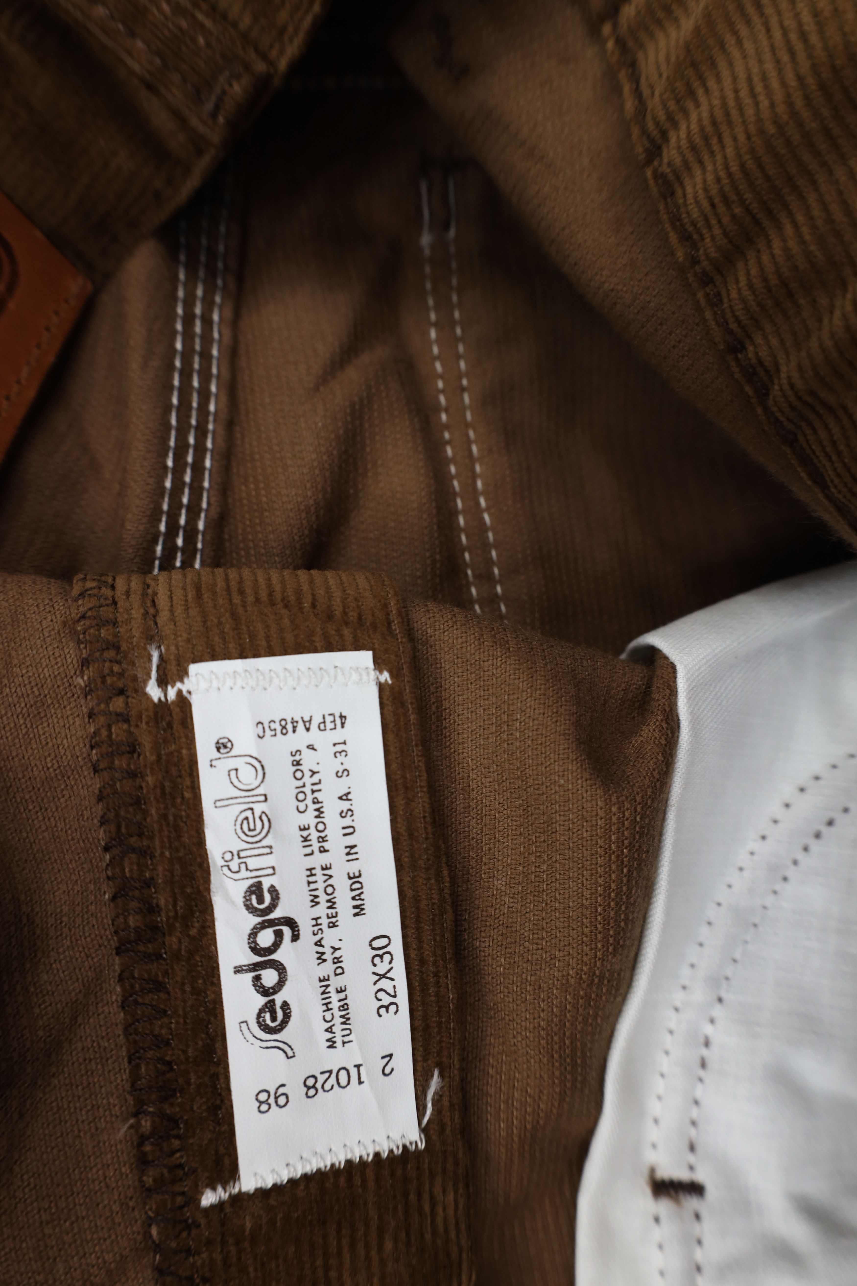 Vintage Deadstock Vintage 70s Streetwear Wide Leg Corduroy Pants USA Size US 30 / EU 46 - 9 Thumbnail