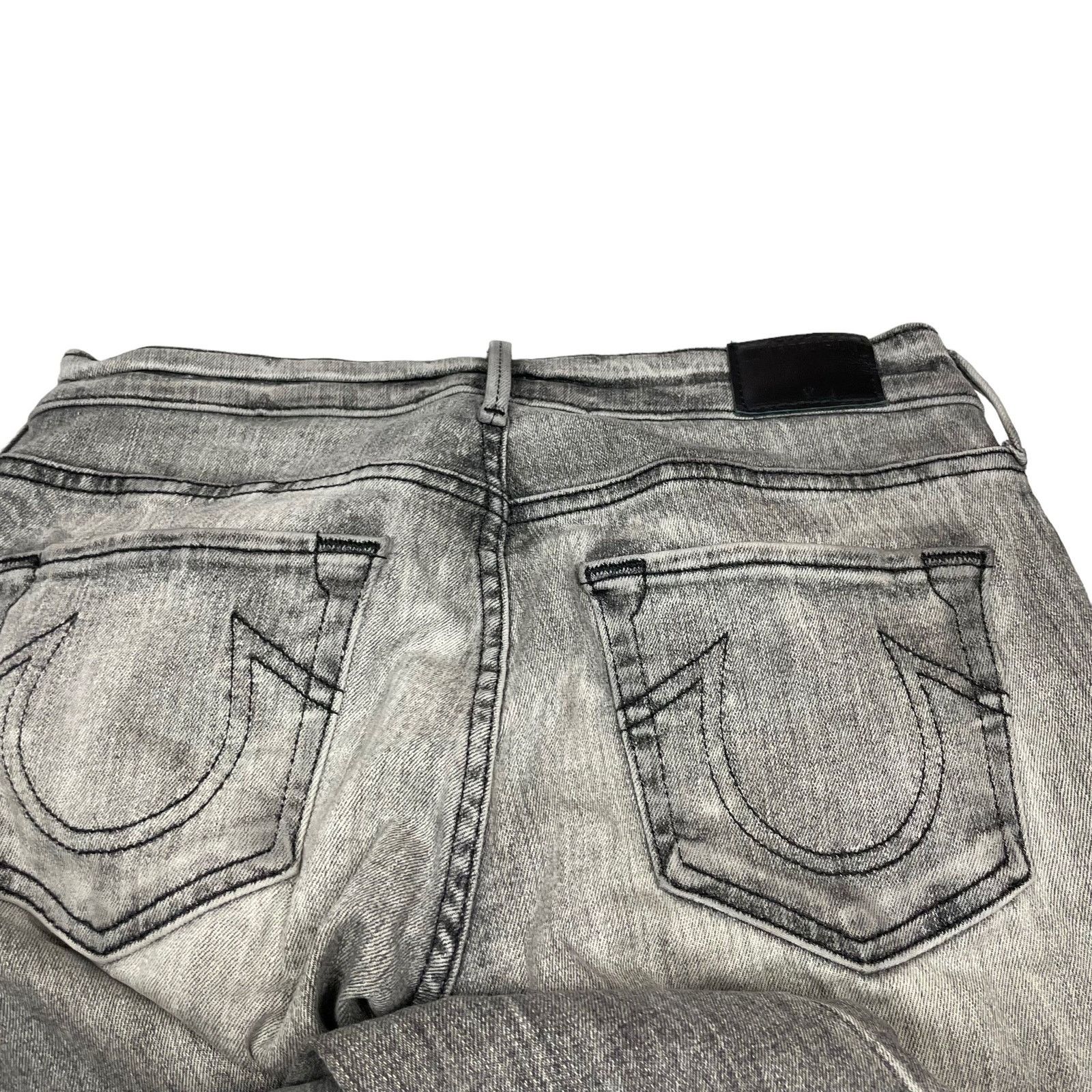 True Religion True Religion Halle Women's Gray Denim Super Skinny Jeans 8 Size 30" / US 8 / IT 44 - 6 Thumbnail