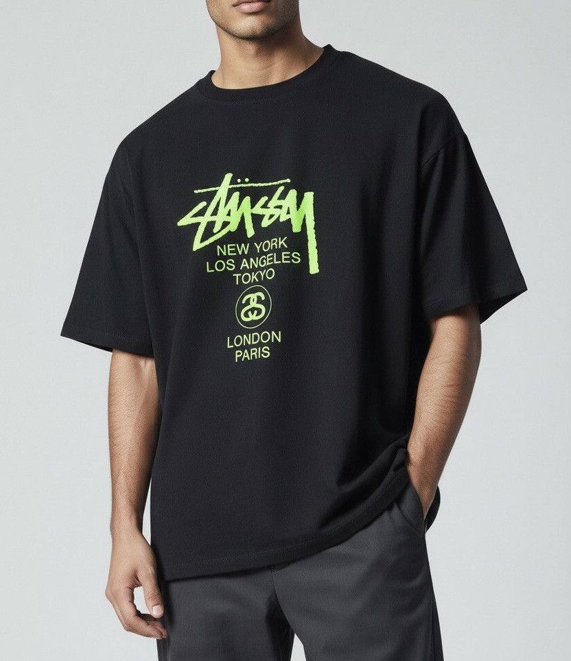 Stussy Stussy tour tshirt Size US L / EU 52-54 / 3 - 1 Thumbnail