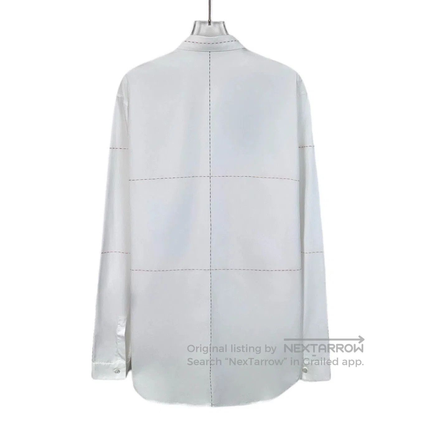 Dior white cotton long sleeve shirt by dior. Size US M / EU 48-50 / 2 - 2 Thumbnail