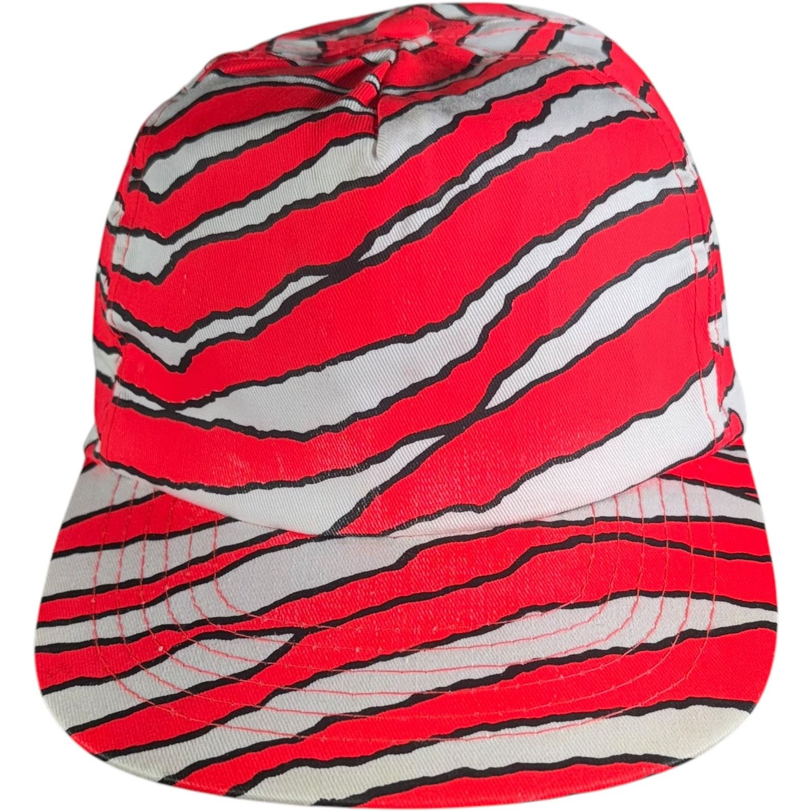 Vintage Vintage Tiger Print Snapback Hat 90s Size ONE SIZE - 1 Thumbnail