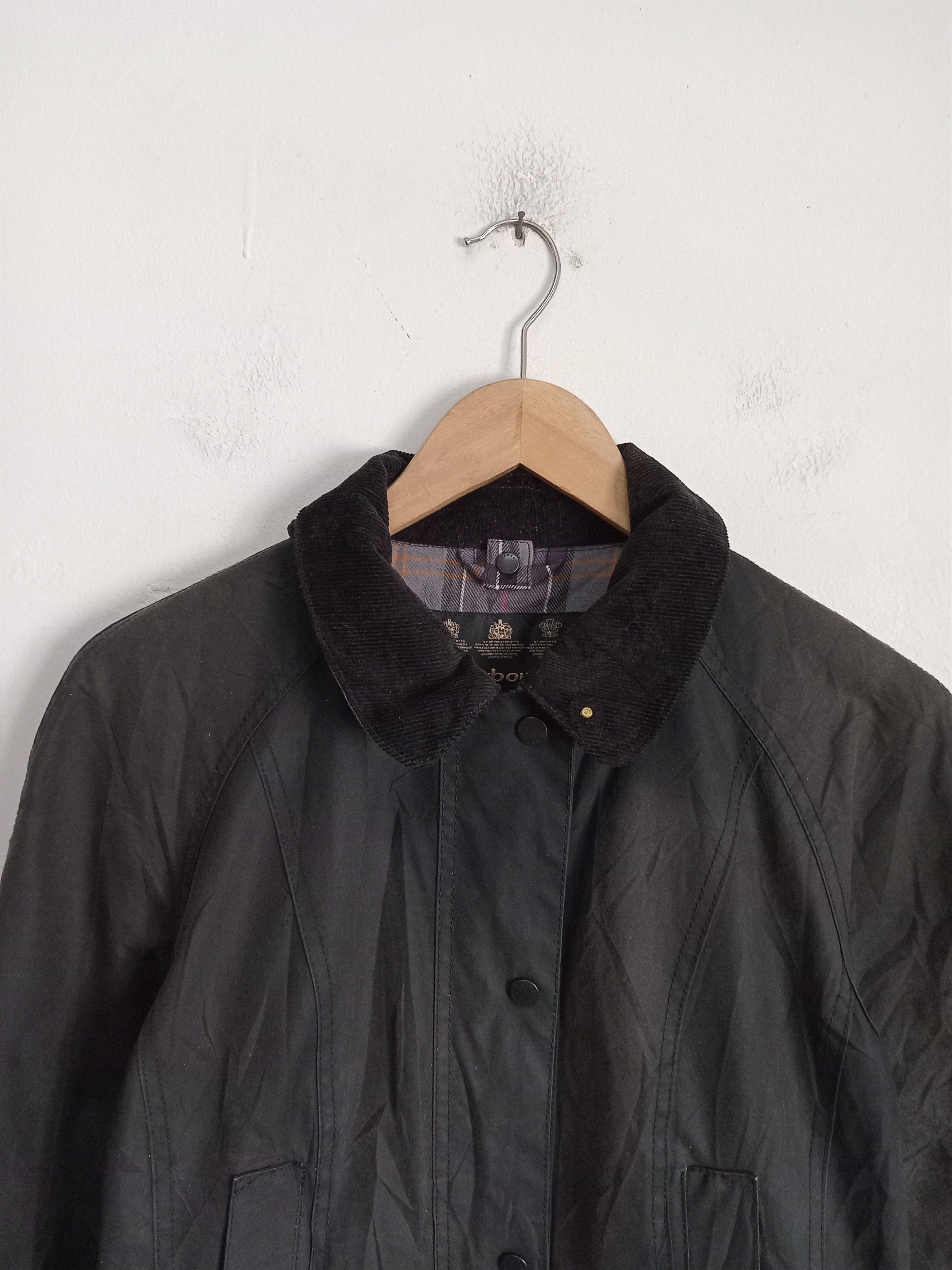 Barbour × Vintage Vintage Sunfaded Barbour Beadnell Wax Hunting Jacket Size US M / EU 48-50 / 2 - 2 Thumbnail