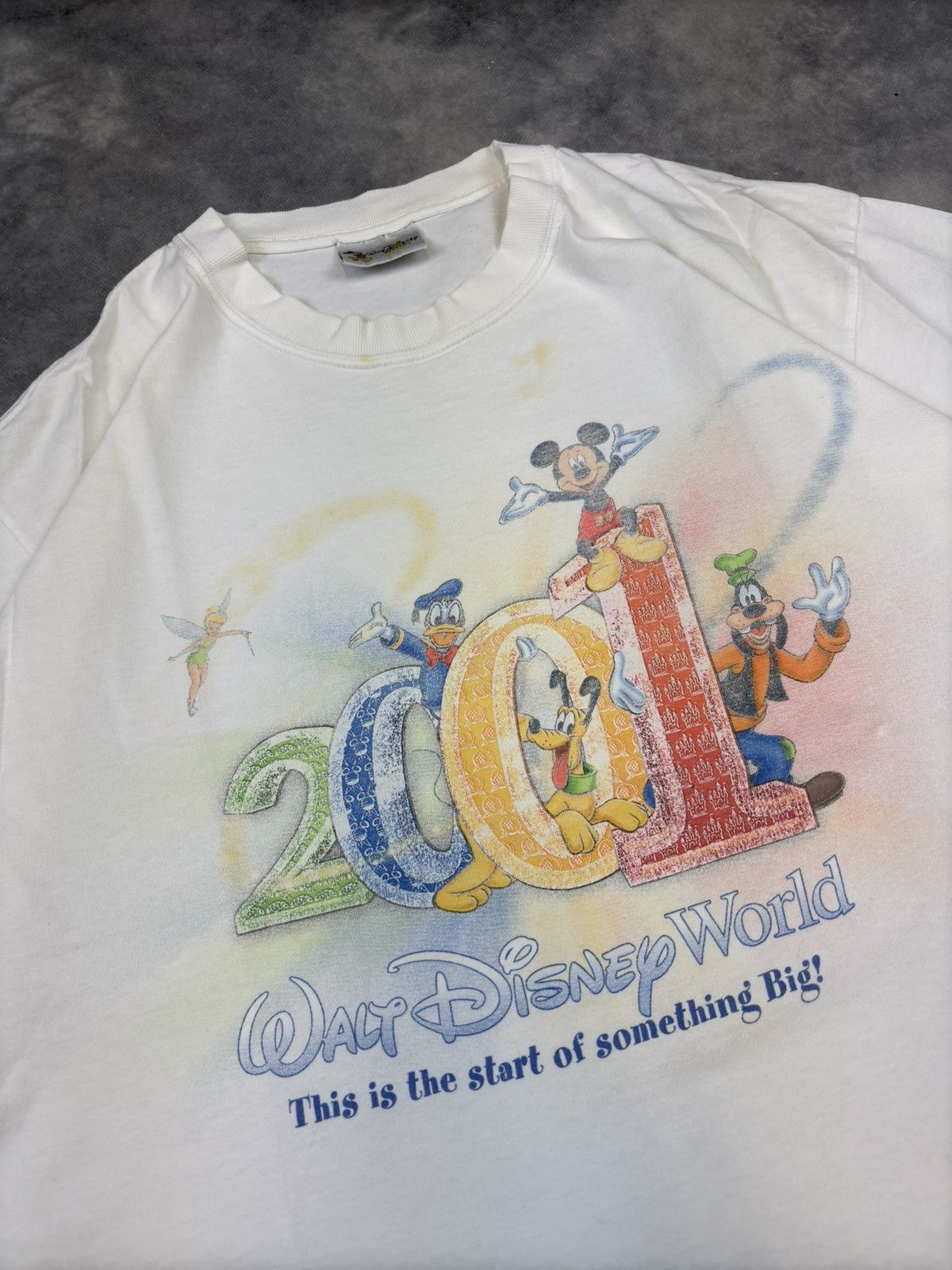 Disney × Vintage Vintage Disney 2001 stained distressed t shirt tee graphic Size US M / EU 48-50 / 2 - 2 Thumbnail