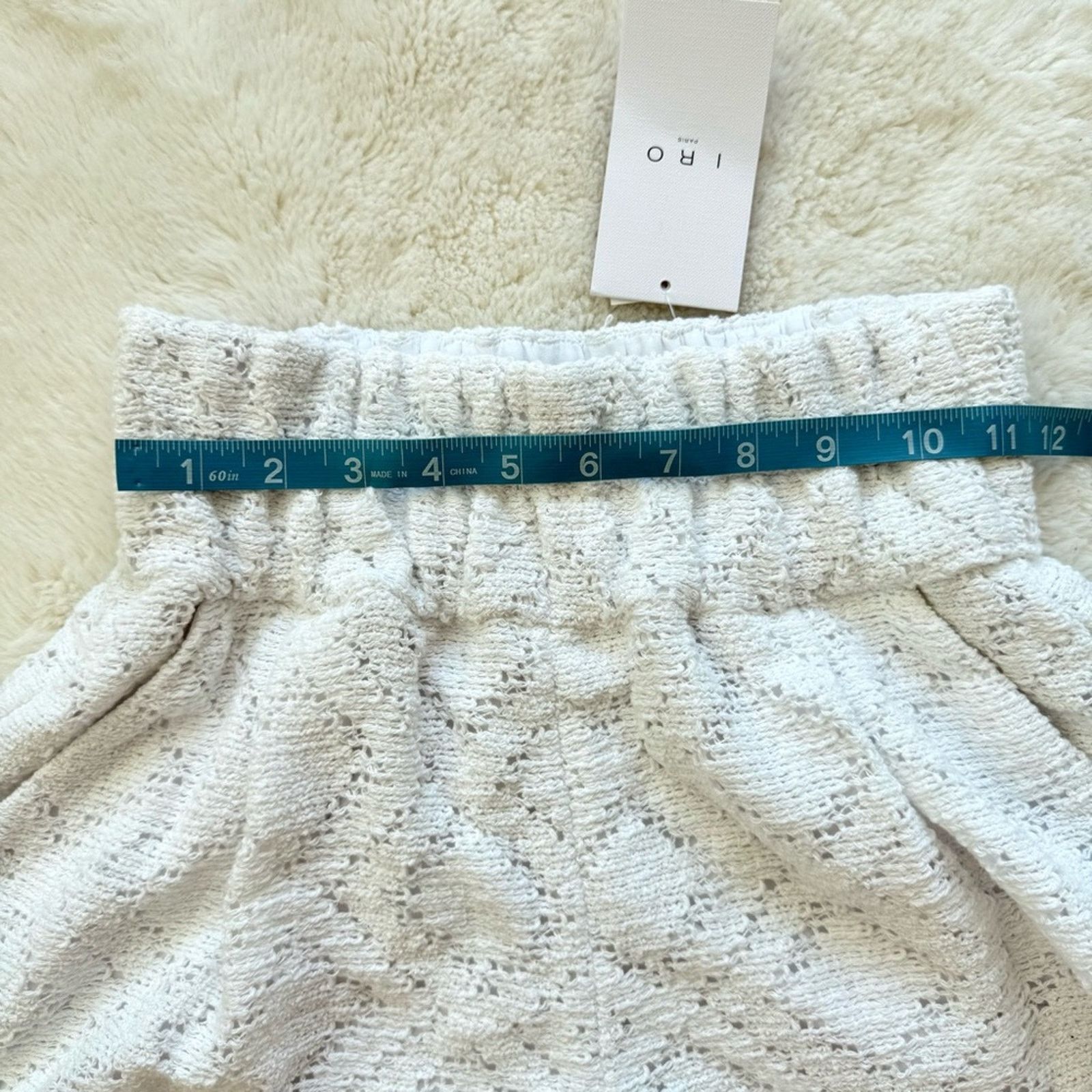 Iro NWT!!! IRO women white shorts size 32 FR or XS Retail 295$ Size 27" / US 4 / IT 40 - 8 Thumbnail