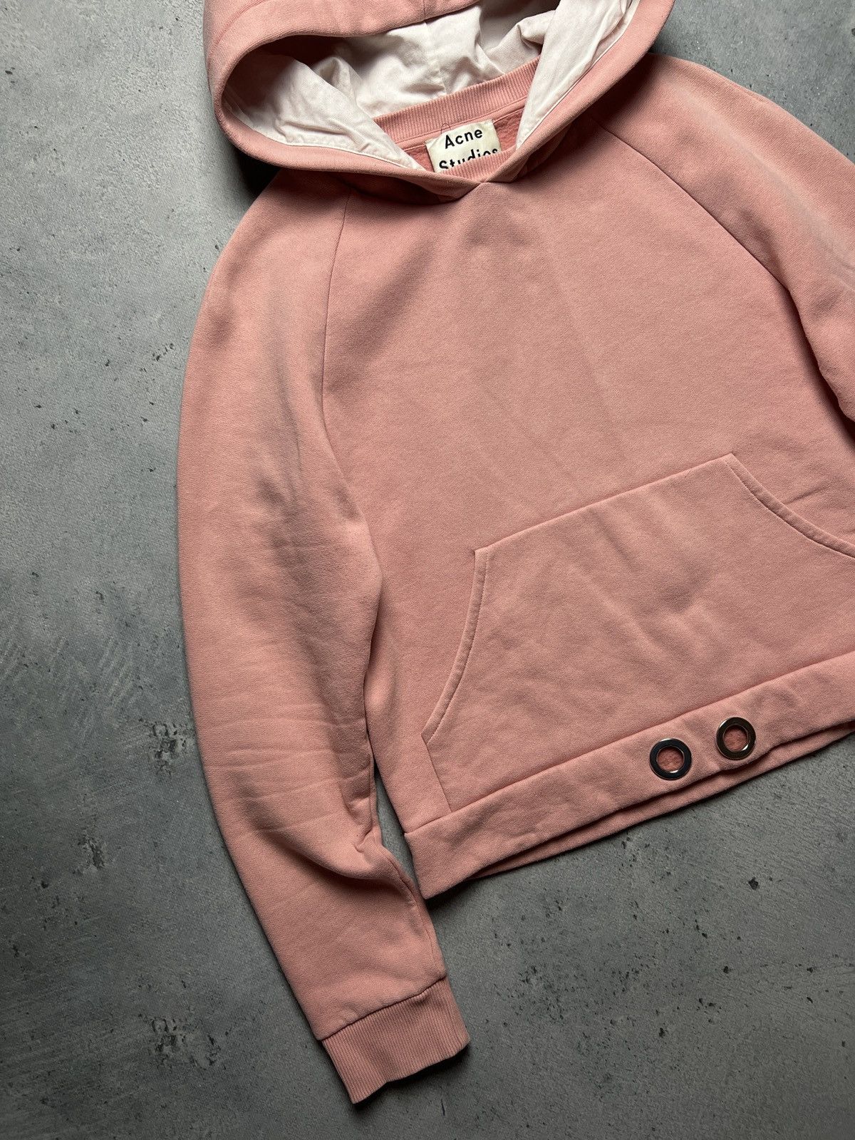 Acne Studios Acne Studios Pink Hoodie Vania FL PSS15 Opium Avant Garde Size M / US 6-8 / IT 42-44 - 3 Thumbnail