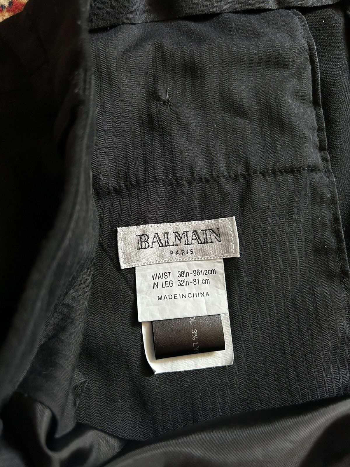 Balmain Balmain Paris classic suit blazer and pants Size 52R - 22 Thumbnail