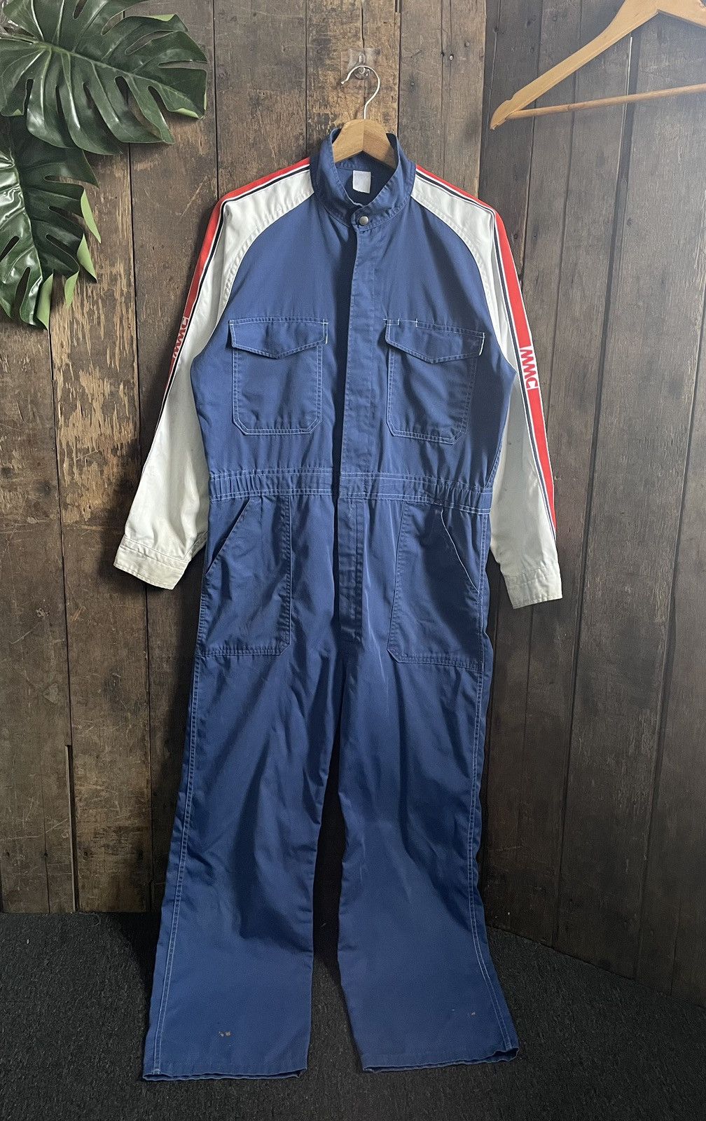 Vintage Vintage Mitsubishi MMC Coverall Jacket Size US 36 / EU 52 - 2 Thumbnail