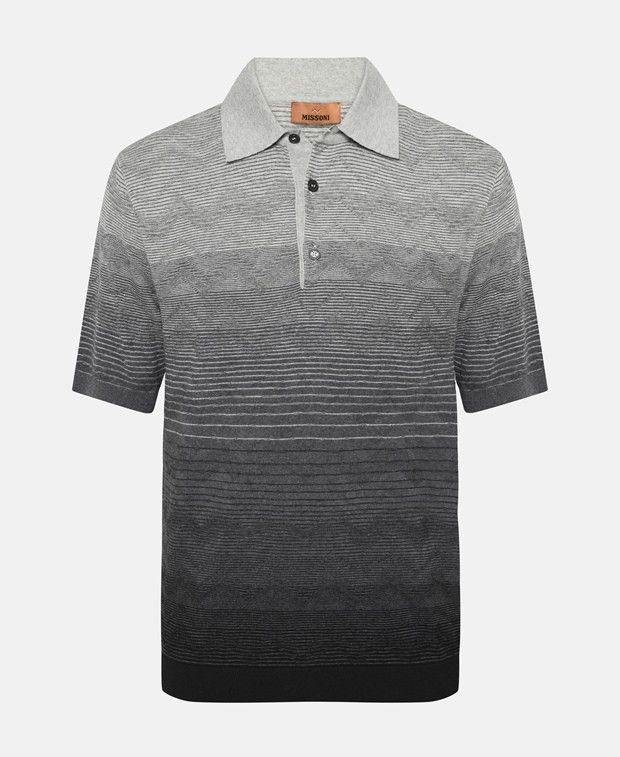 Missoni Knitted polo shirt Size US M / EU 48-50 / 2 - 1 Thumbnail