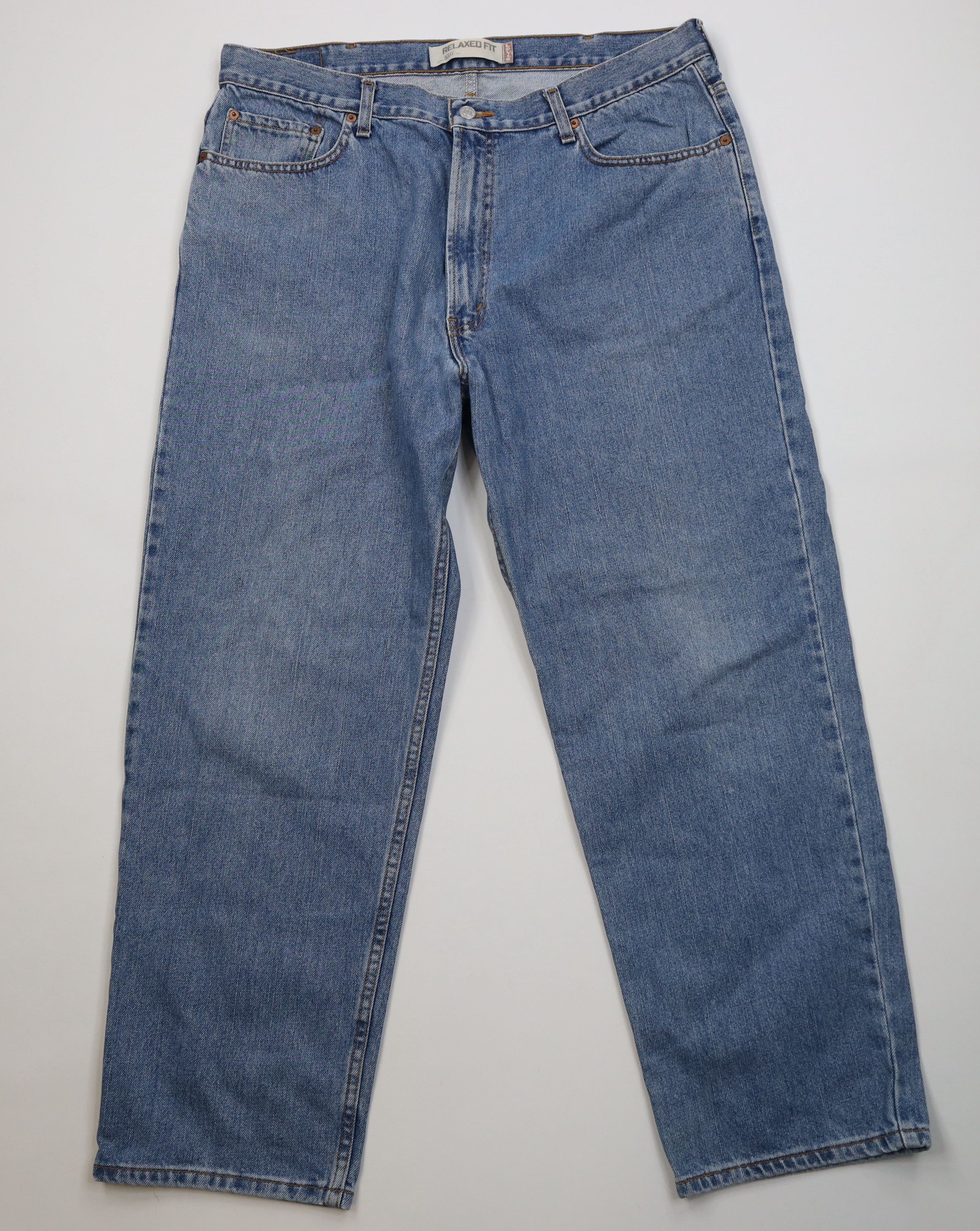 Levi's Vintage Y2K Levis 550 Relaxed Fit Denim Jeans Blue Cotton Size US 40 / EU 56 - 1 Thumbnail