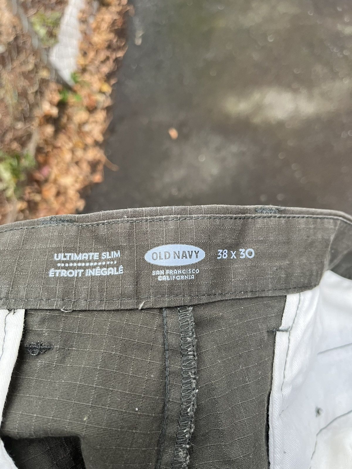 Old Navy Green Textured Trousers Size US 38 / EU 54 - 4 Thumbnail