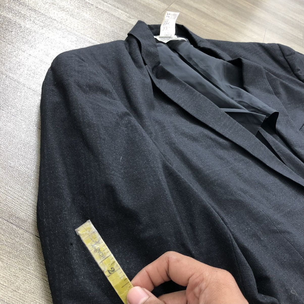 Comme des Garcons × Comme des Garcons Homme Plus AW91 Runaway Comme Des Garcons Homme Plus CDG Blazers Jacket Size 42S - 16 Thumbnail