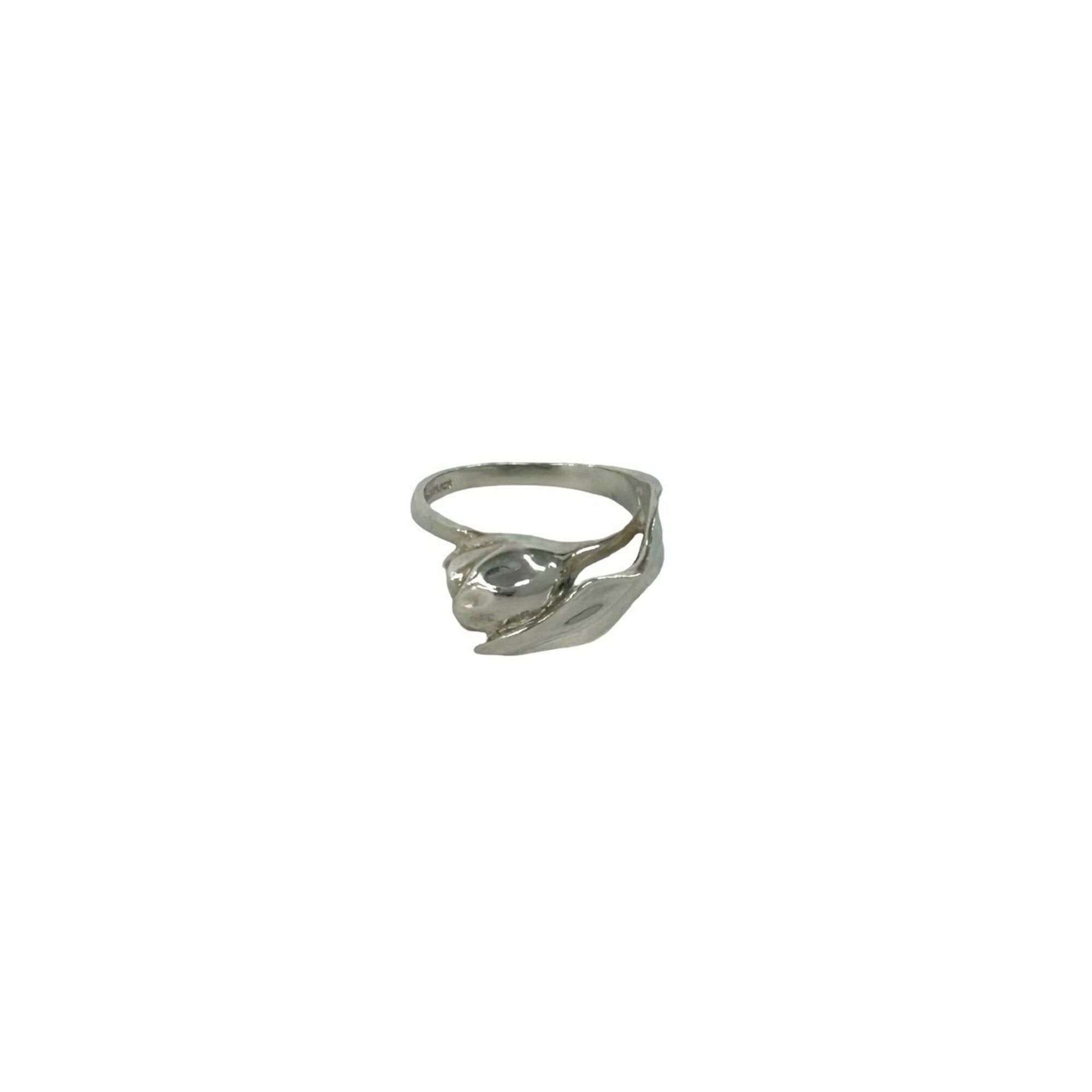 Tiffany & Co. TIFFANY&Co. Tiffany Vintage Tulip Ring, Sterling Silver 925, Size 8, Accessory, Silver, Item Number 12397 Size ONE SIZE - 1 Thumbnail
