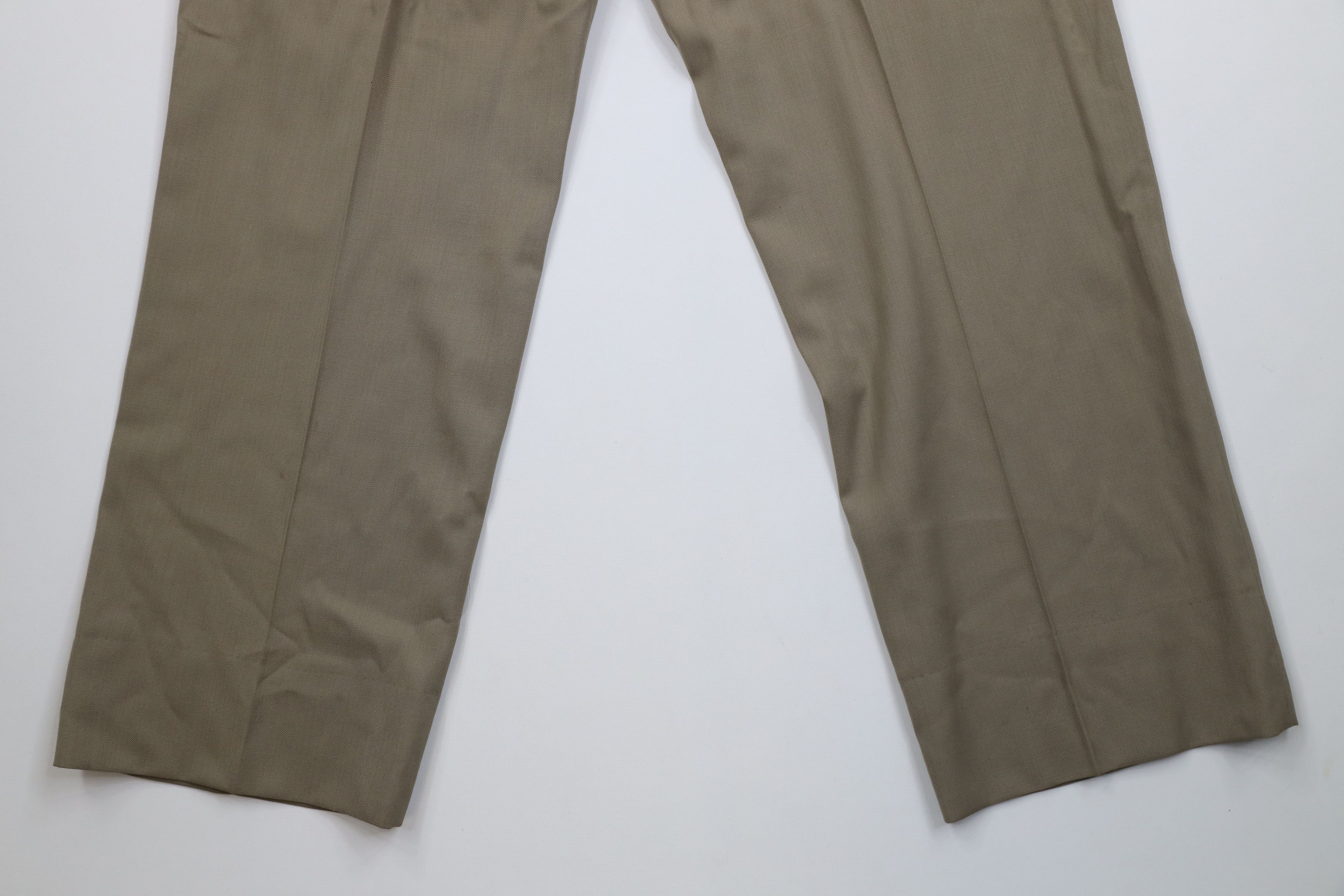 Vintage Vintage 70s Streetwear Wool Knit Wide Leg Chino Pants Size US 38 / EU 54 - 13 Thumbnail