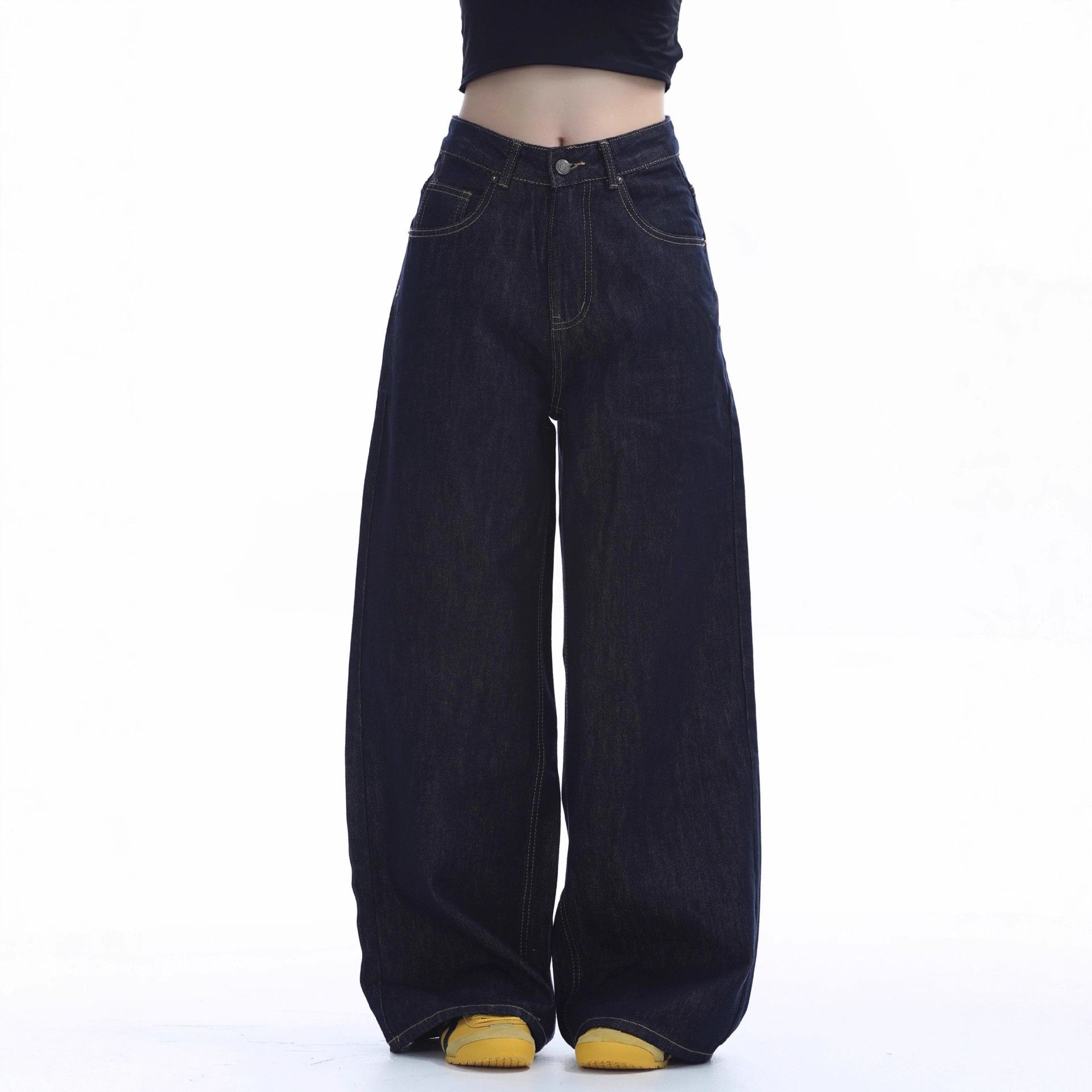 Japanese Brand American retro loose wide-leg jeans for men Size US 32 / EU 48 - 1 Thumbnail