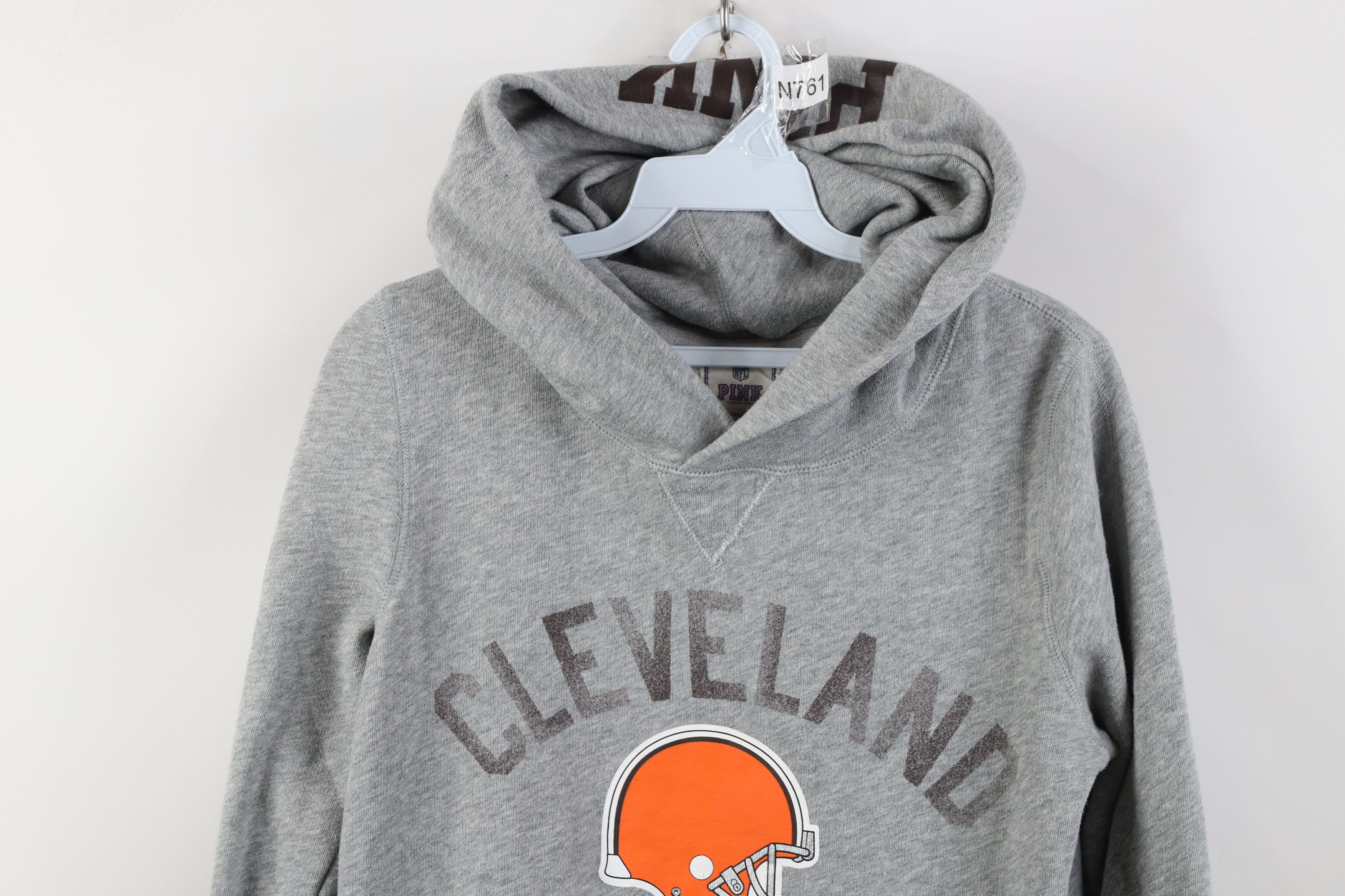 Pink Pink Victoria's Secret Browns Football Hoodie Sweatshirt Size M / US 6-8 / IT 42-44 - 2 Thumbnail