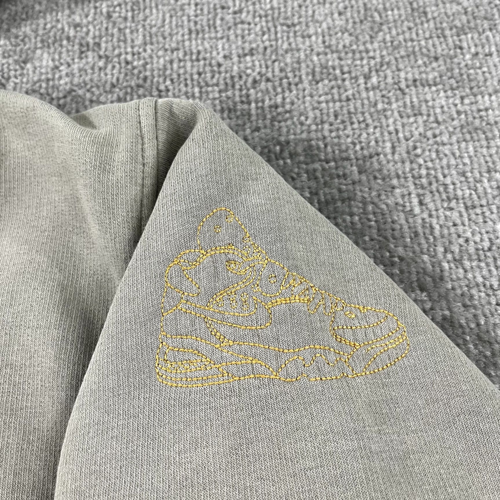 Nike VINTAGE Nike Hoodie Mens Large Gray AIR SOUL Sweatshirt Pullover Skater Retro Y2K VTG Size US L / EU 52-54 / 3 - 4 Thumbnail