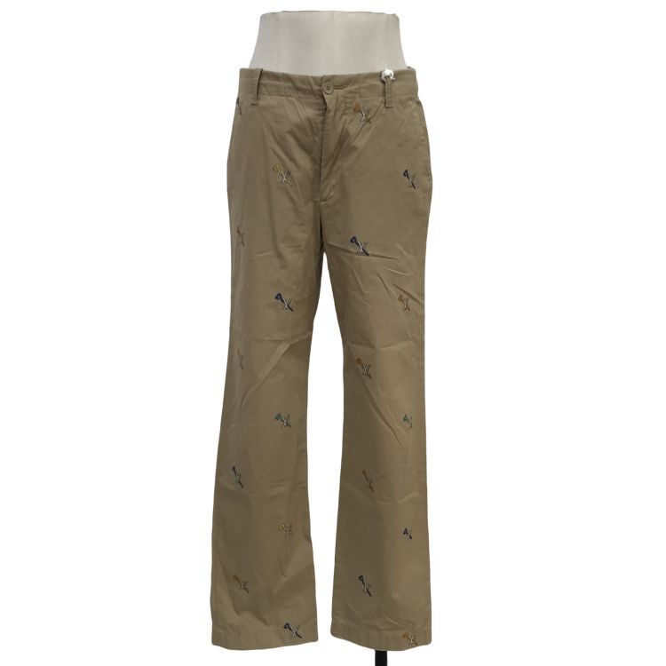 Louis Vuitton Louis Vuitton Embroidered Logo Casual Pants Size 30 Size US 30 / EU 46 - 1 Thumbnail
