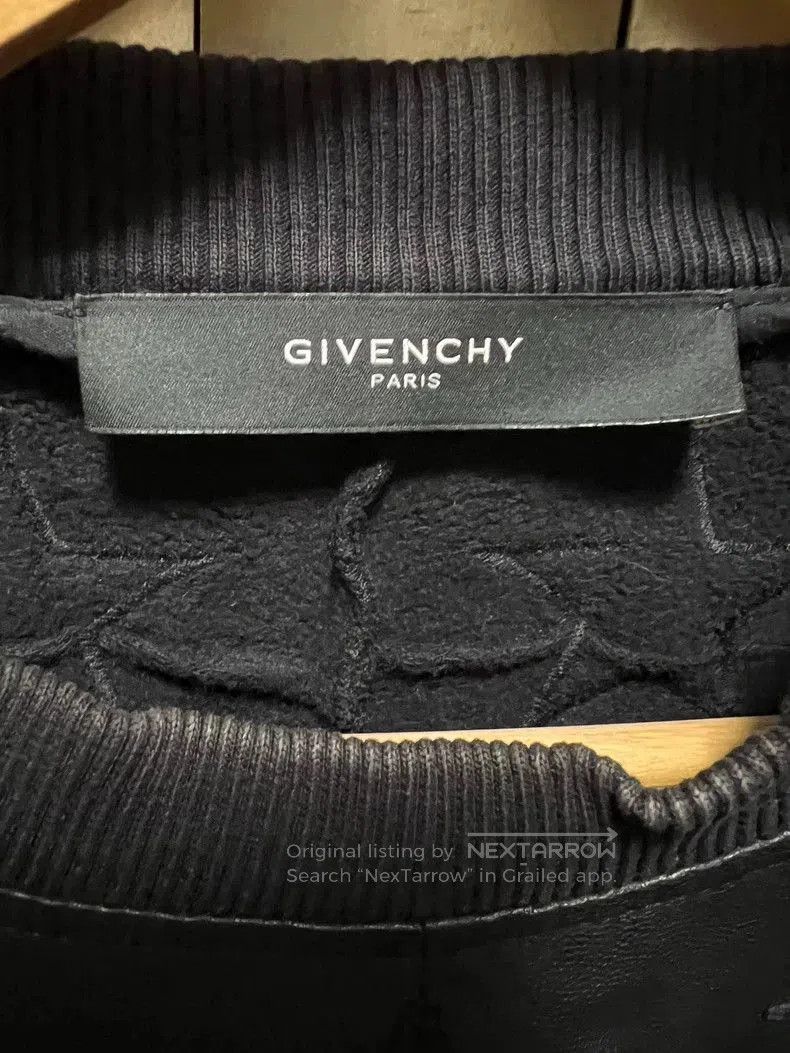Givenchy Givenchy Lambskin Star Patch Sweatshirt . Size US L / EU 52-54 / 3 - 2 Thumbnail