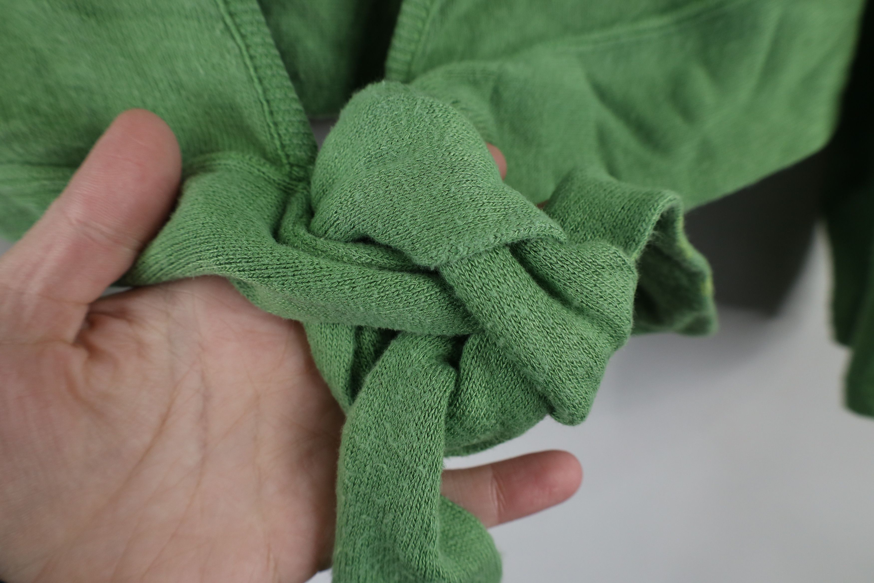 Vintage Vintage 90s Y2K Babydoll Bella Tie Wrap Knit Sweater Green Size S / US 4 / IT 40 - 5 Thumbnail