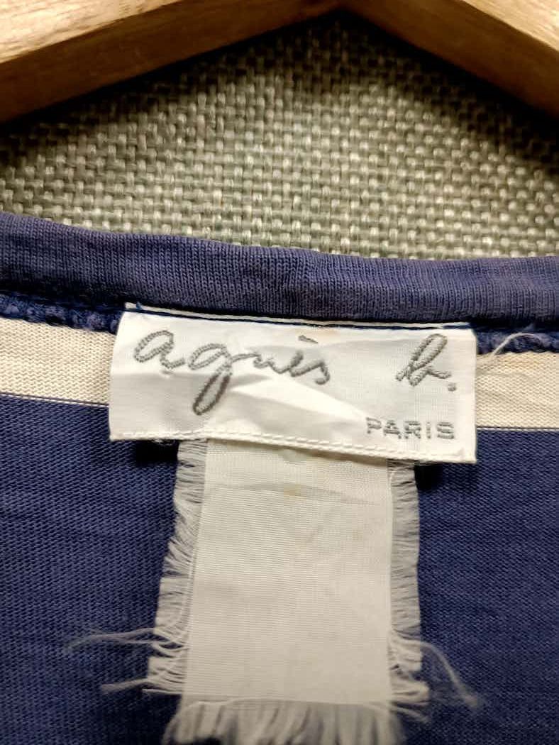 agnes b. vintage long sleeve striped agnes b paris Size US S / EU 44-46 / 1 - 3 Thumbnail