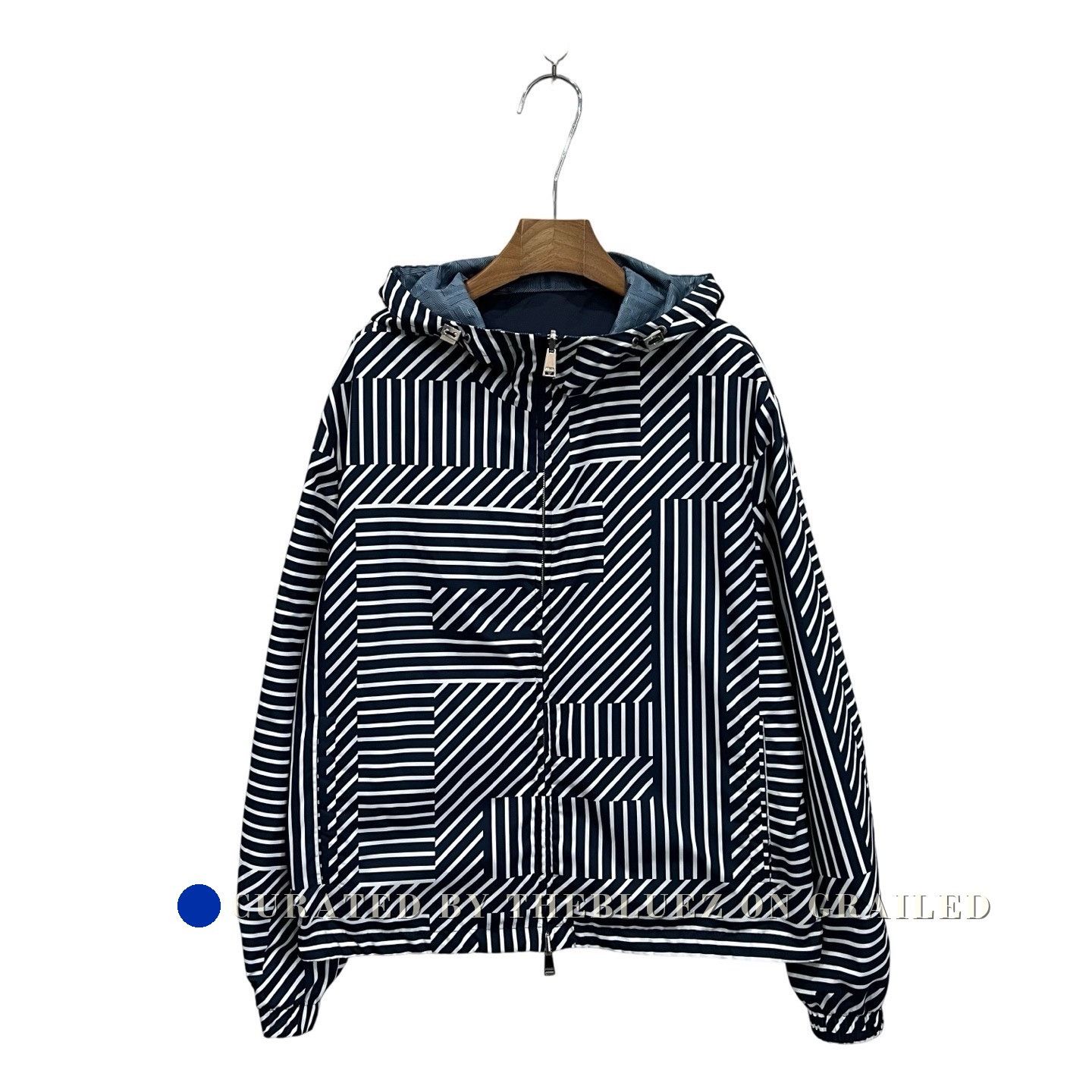 Fendi Fendi Striped Logo Reversible Jacket Size US M / EU 48-50 / 2 - 1 Thumbnail