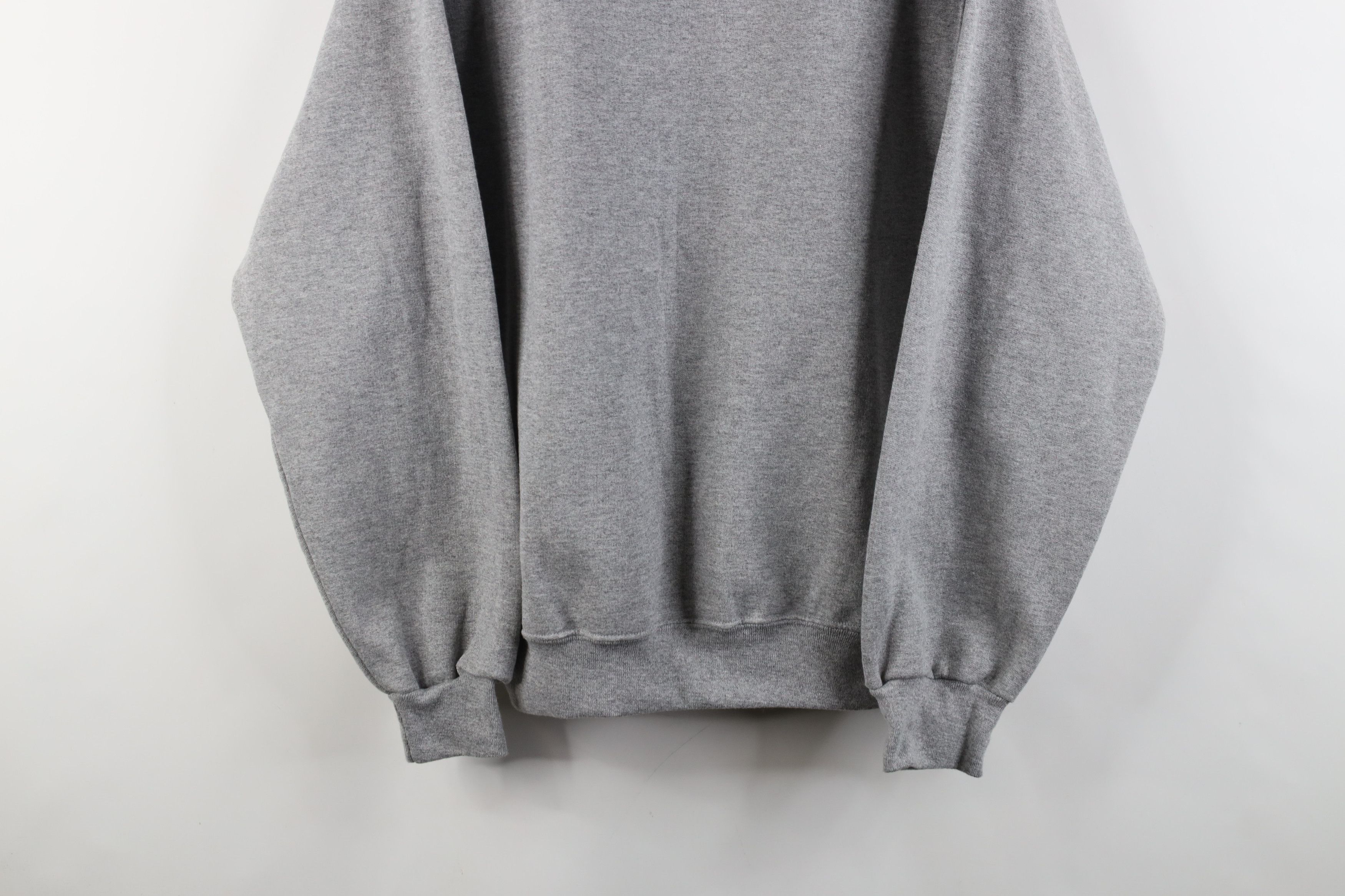 Vintage Vintage 90s Streetwear Crewneck Sweatshirt Heather Gray Size US S / EU 44-46 / 1 - 3 Thumbnail