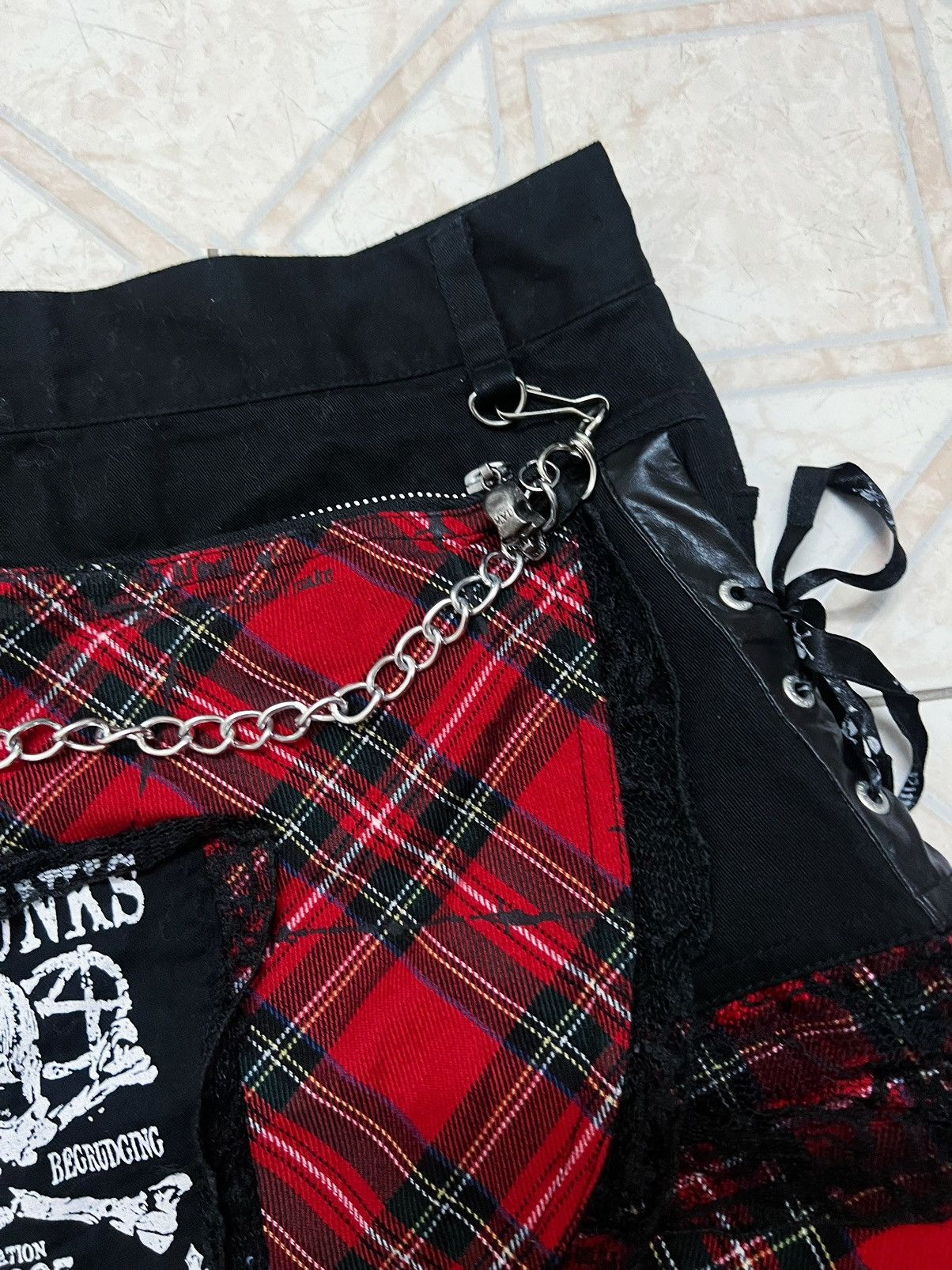 Japanese Brand Madpunks mini skirt 🧛🏻‍♀️🖤 Size 28" / US 6 / IT 42 - 20 Thumbnail