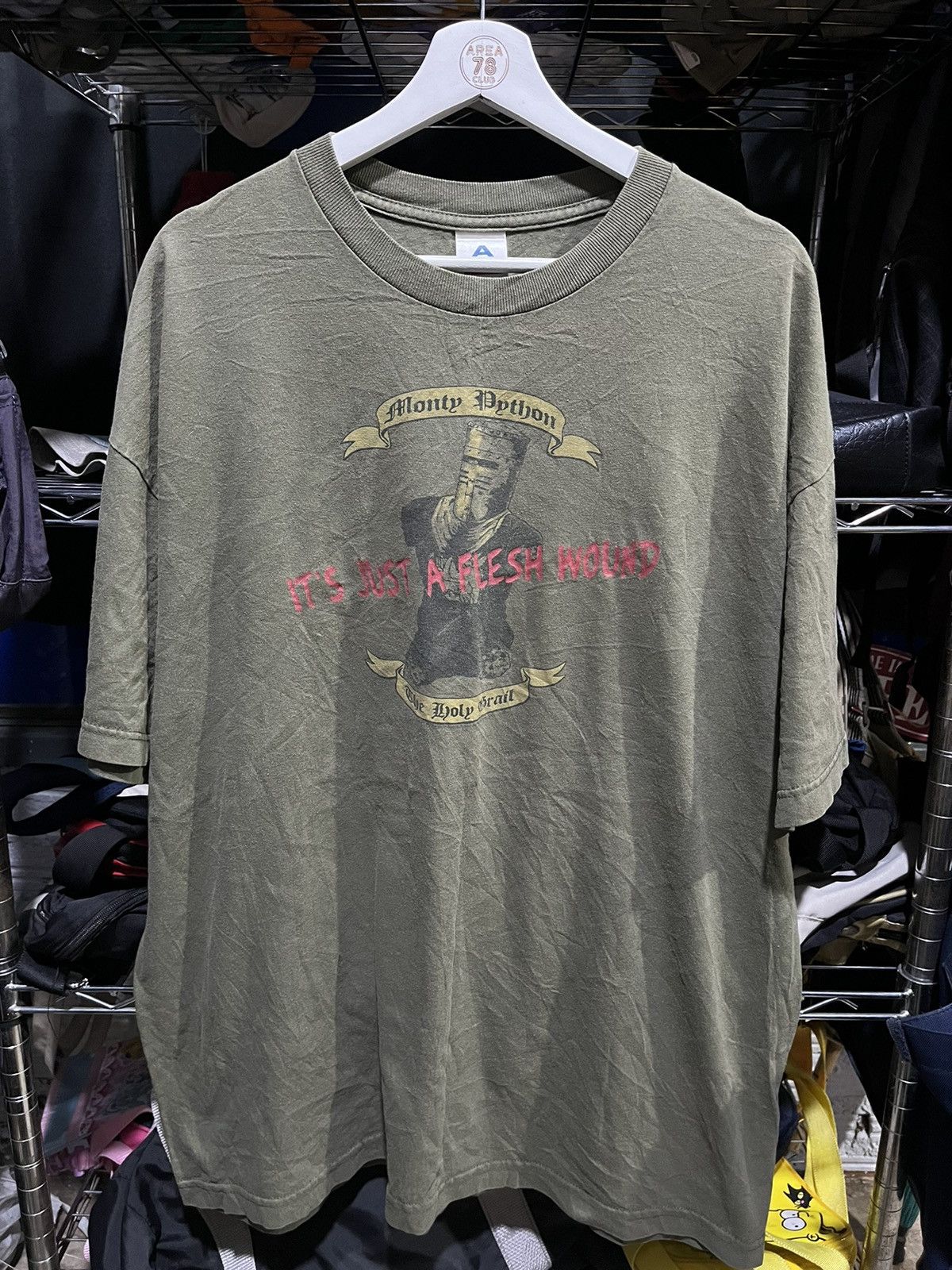 Vintage Monty Python The Holy Grail Movie Tee 2005s Size US XXL / EU 58 / 5 - 1 Thumbnail