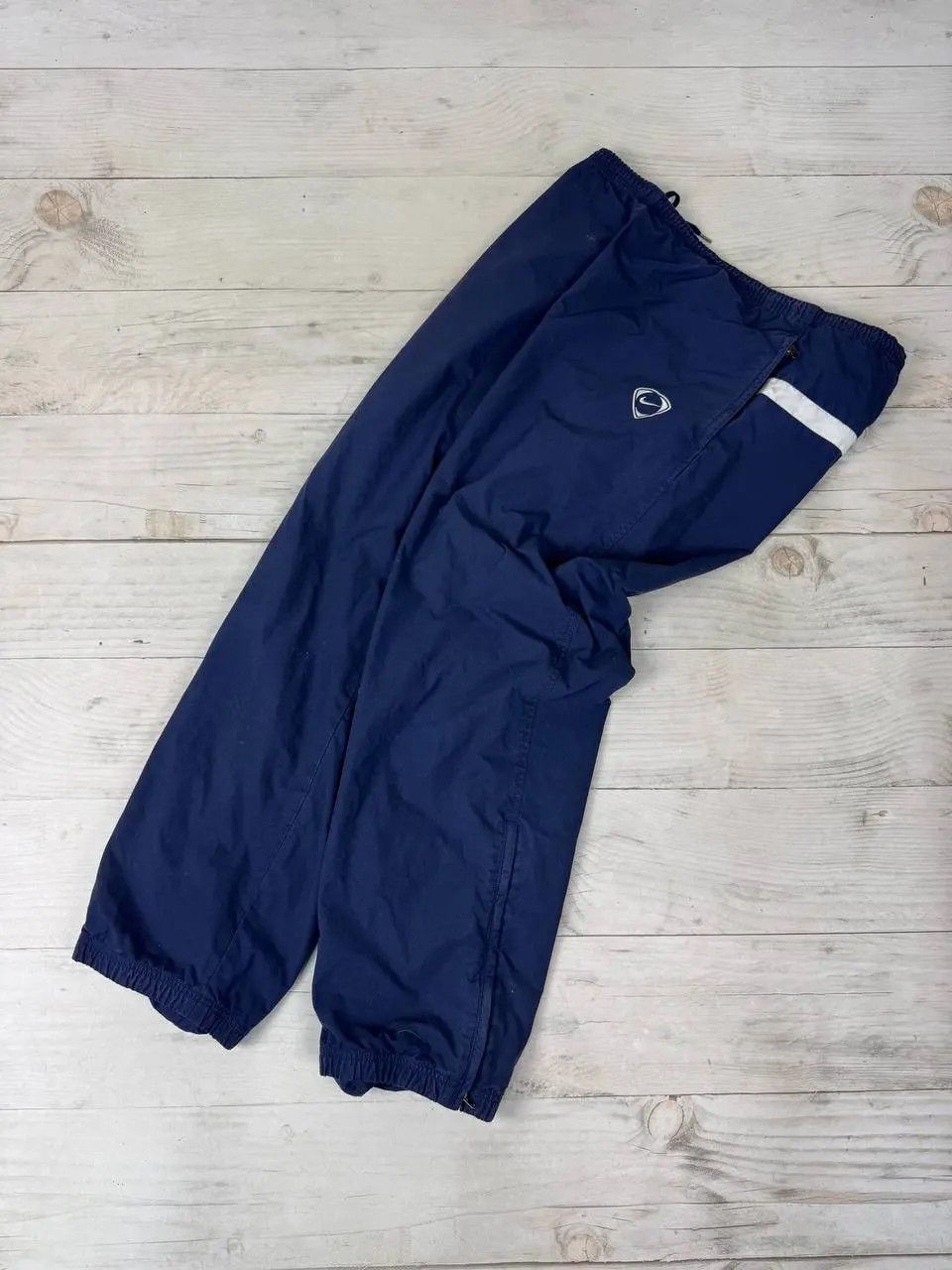 Nike Vintage Nike Track Pants Nylon 00s Swoosh Drill Y2K Size US 32 / EU 48 - 1 Thumbnail