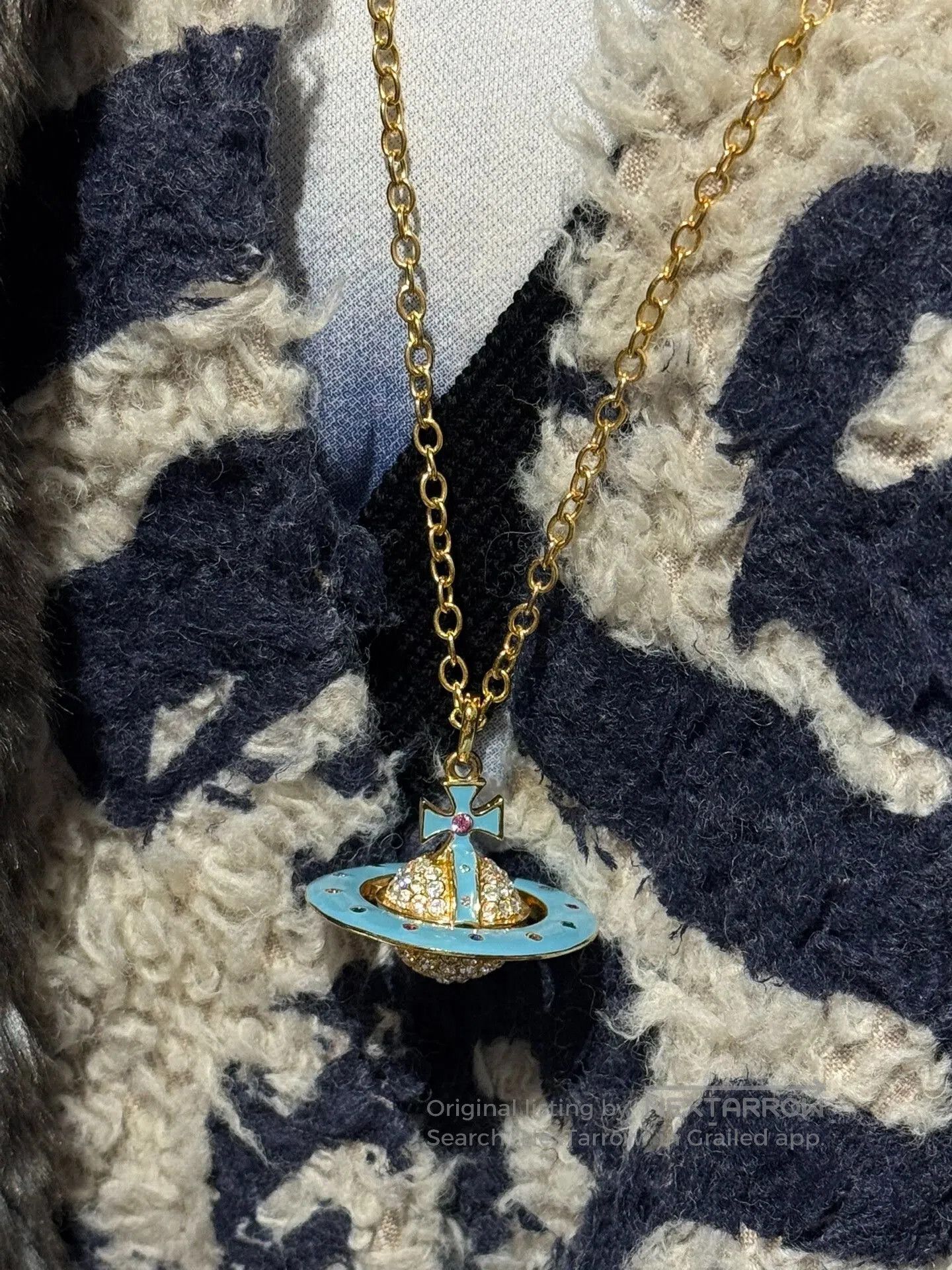 Vivienne Westwood vivienne westwood gold planet necklace. Size ONE SIZE - 1 Thumbnail
